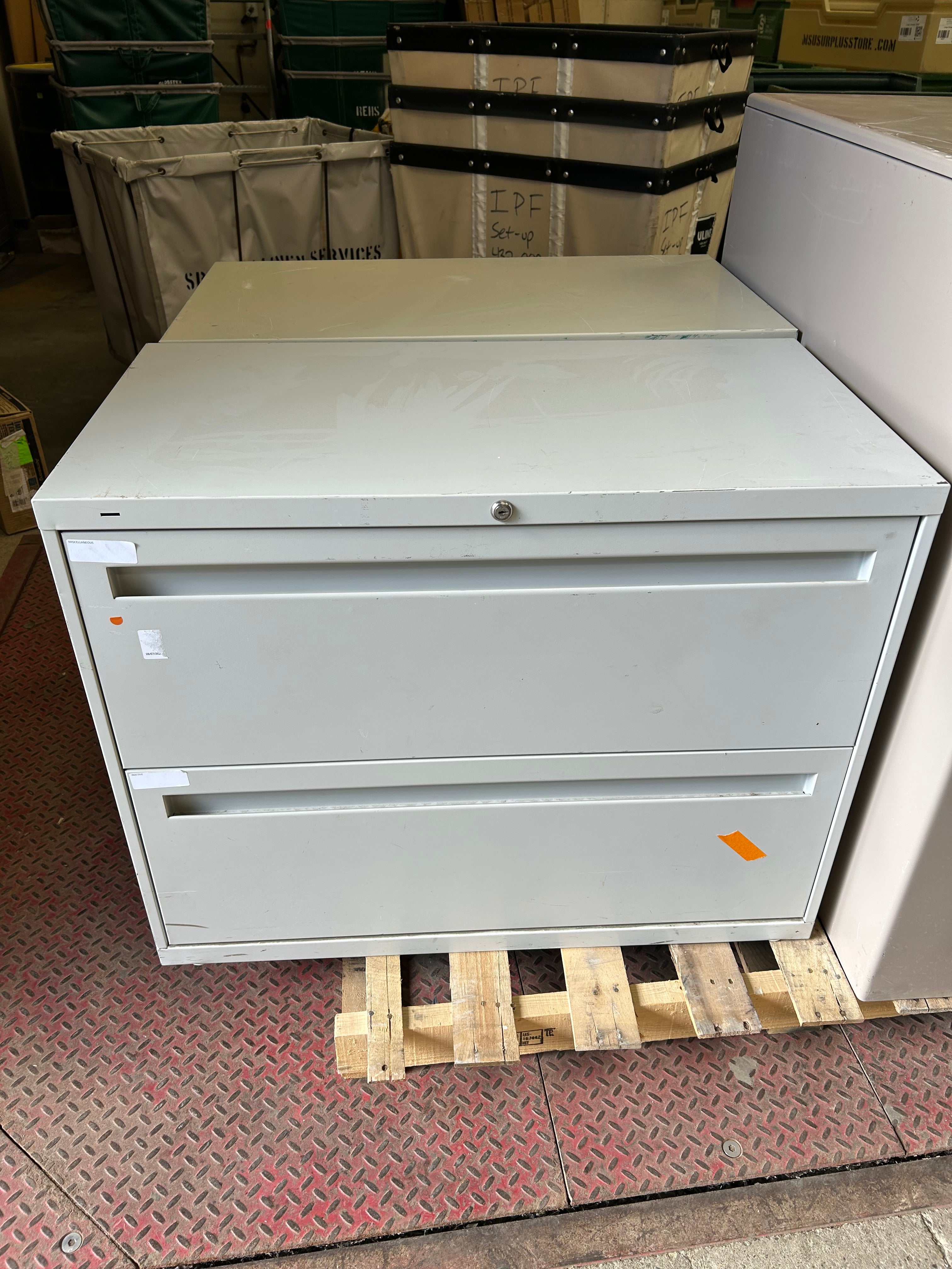 Lot of 3 Lateral File Cabinets