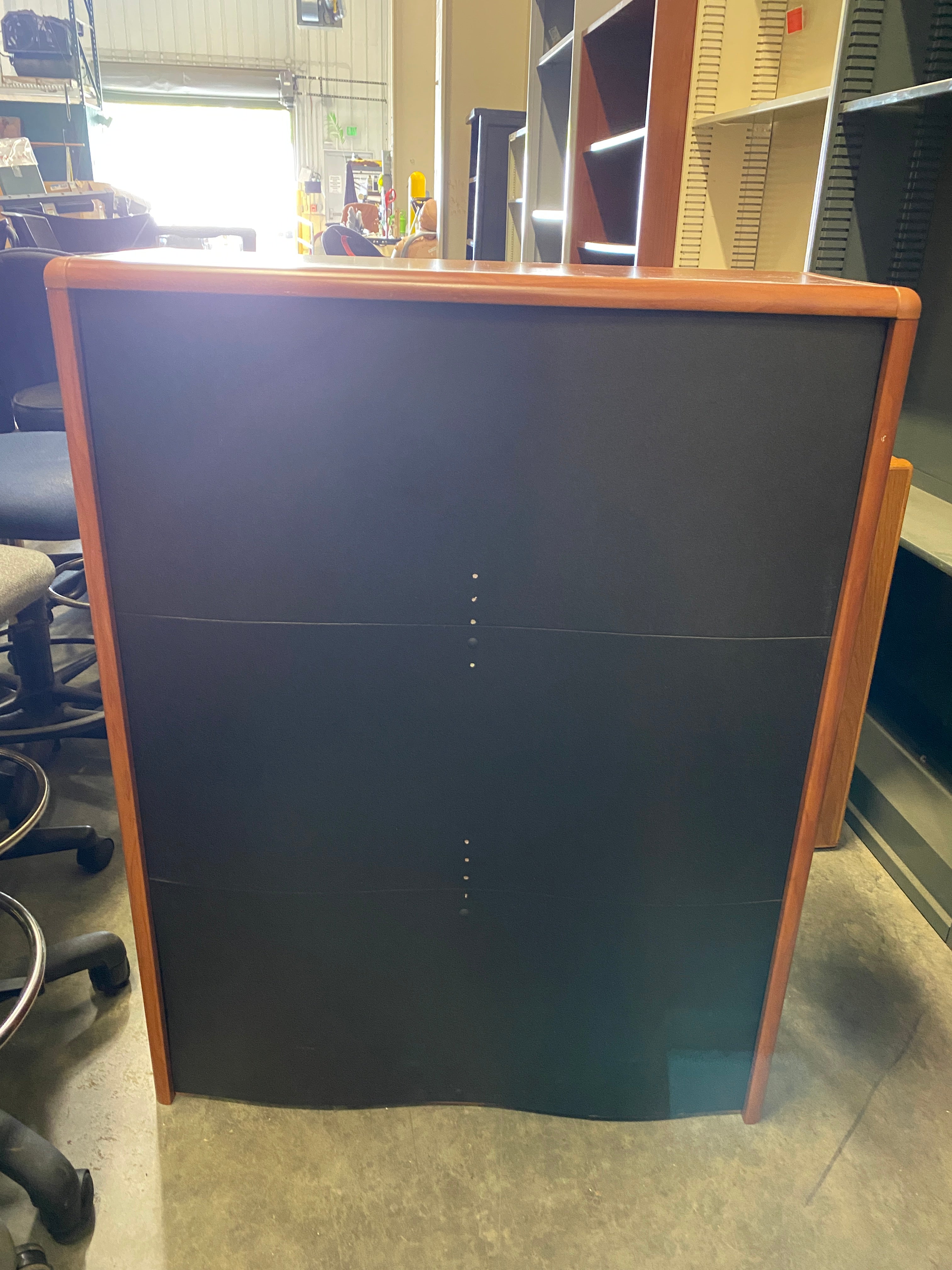 Faux Wood Metal Shelf