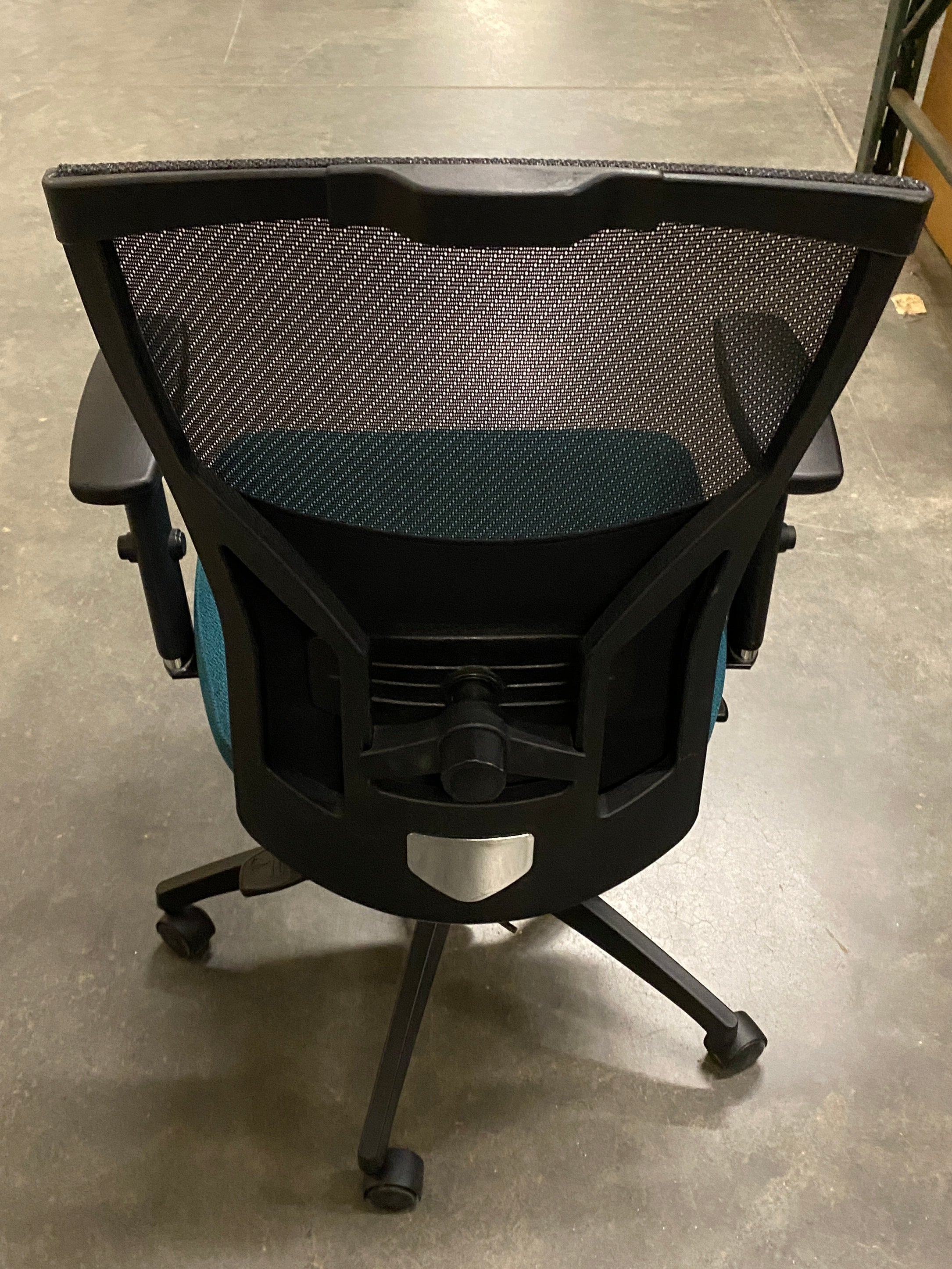 Global Upholstery Co INC Teal Upholstered Office Chair