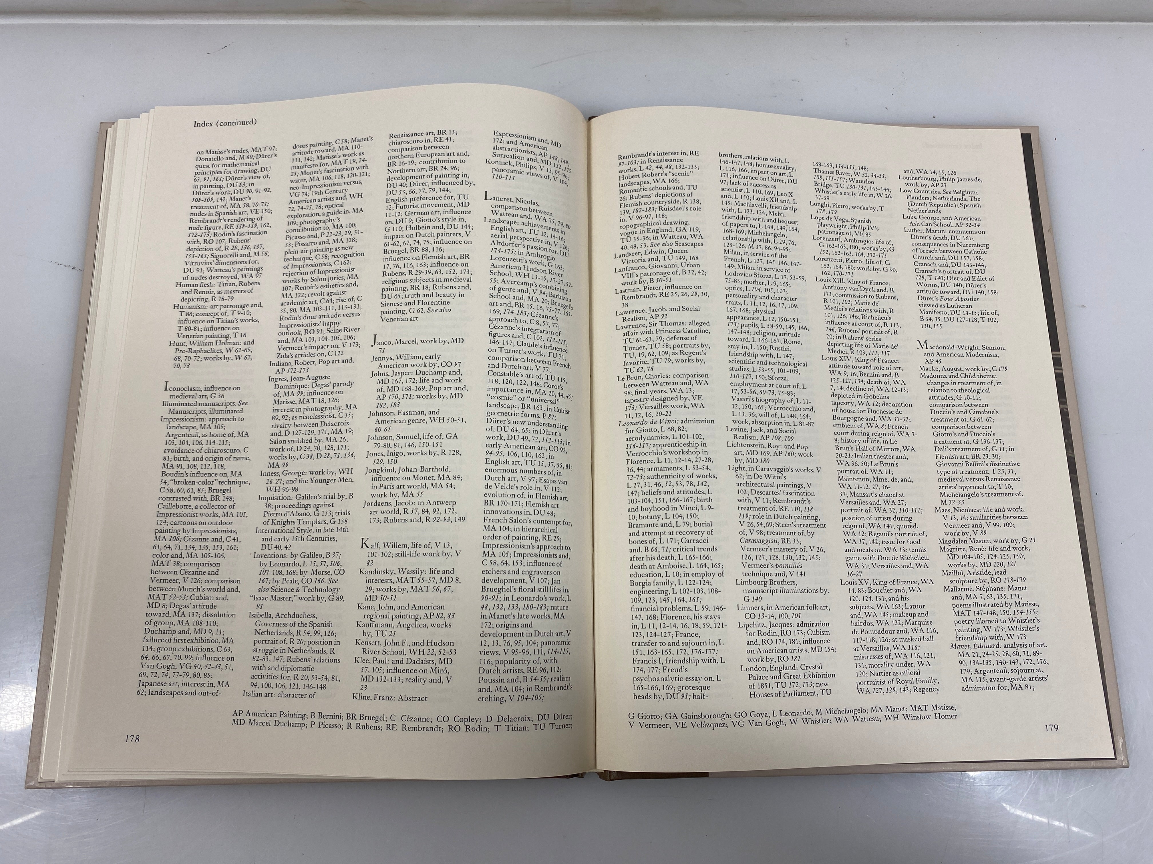 Seven Centuries of Art Survey and Index Time-Life Books 1974 HC Slipcase