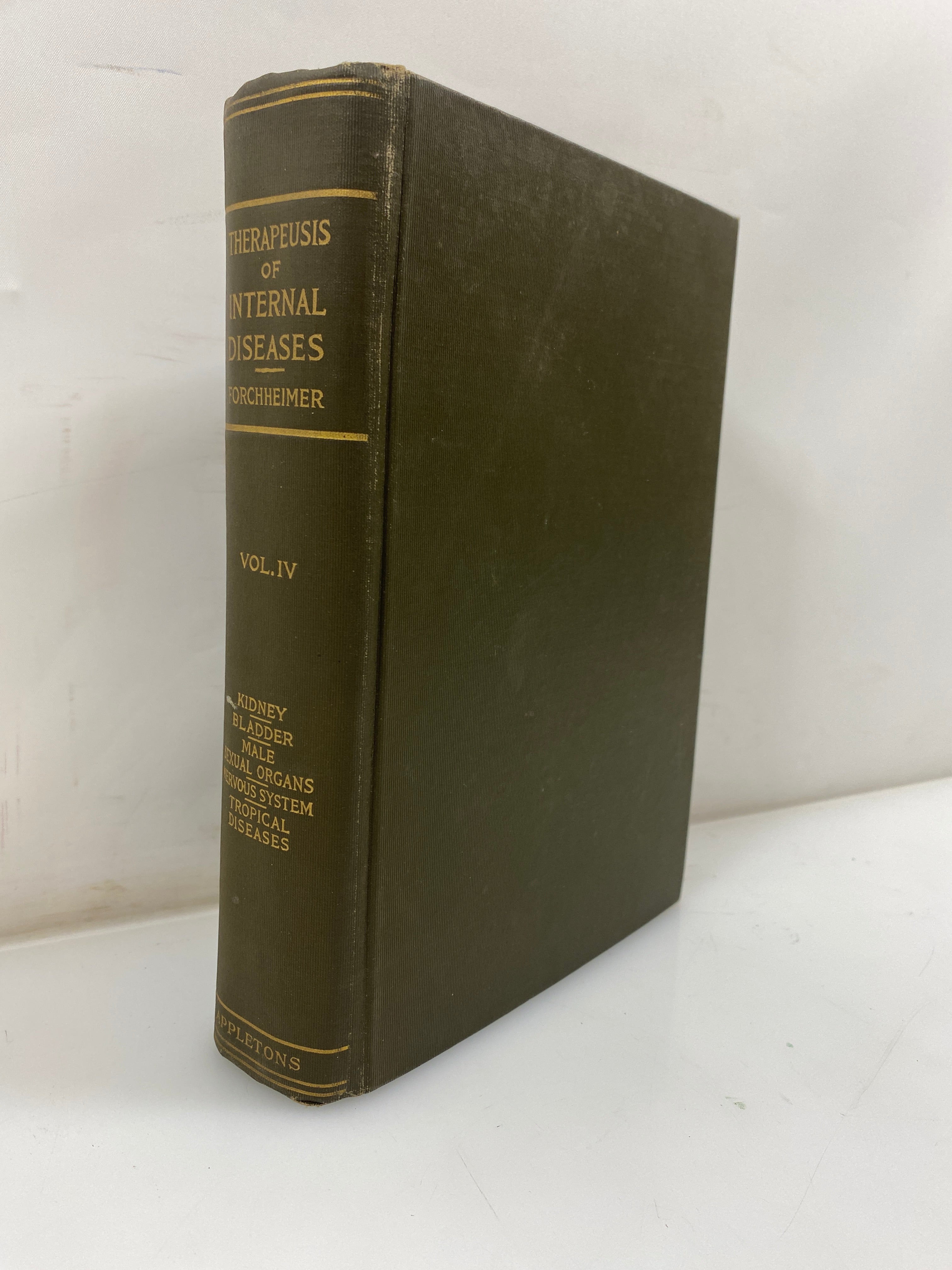 Therapeusis of Internal Diseases Forchheimer Vol. IV 1913 HC