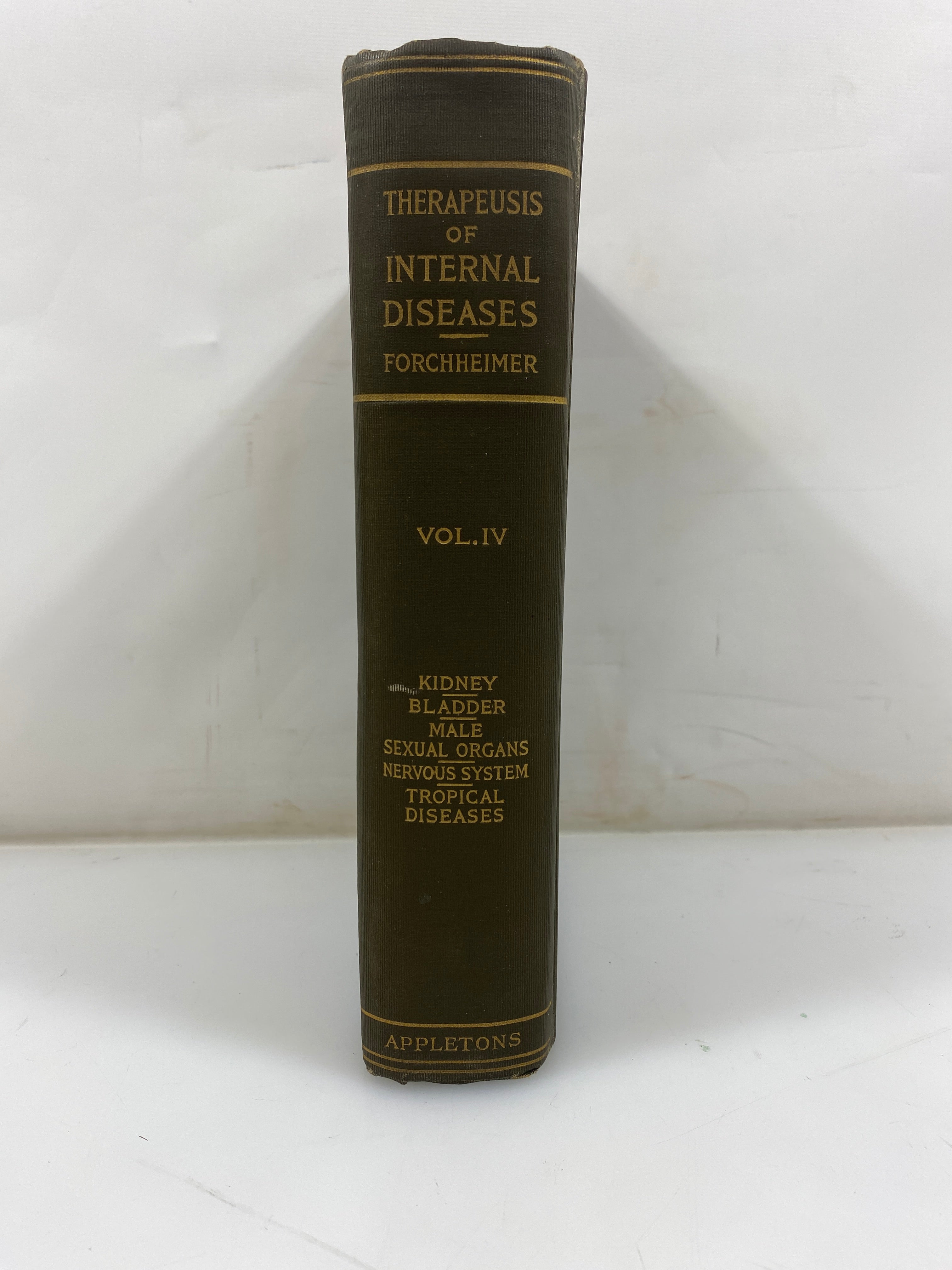 Therapeusis of Internal Diseases Forchheimer Vol. IV 1913 HC