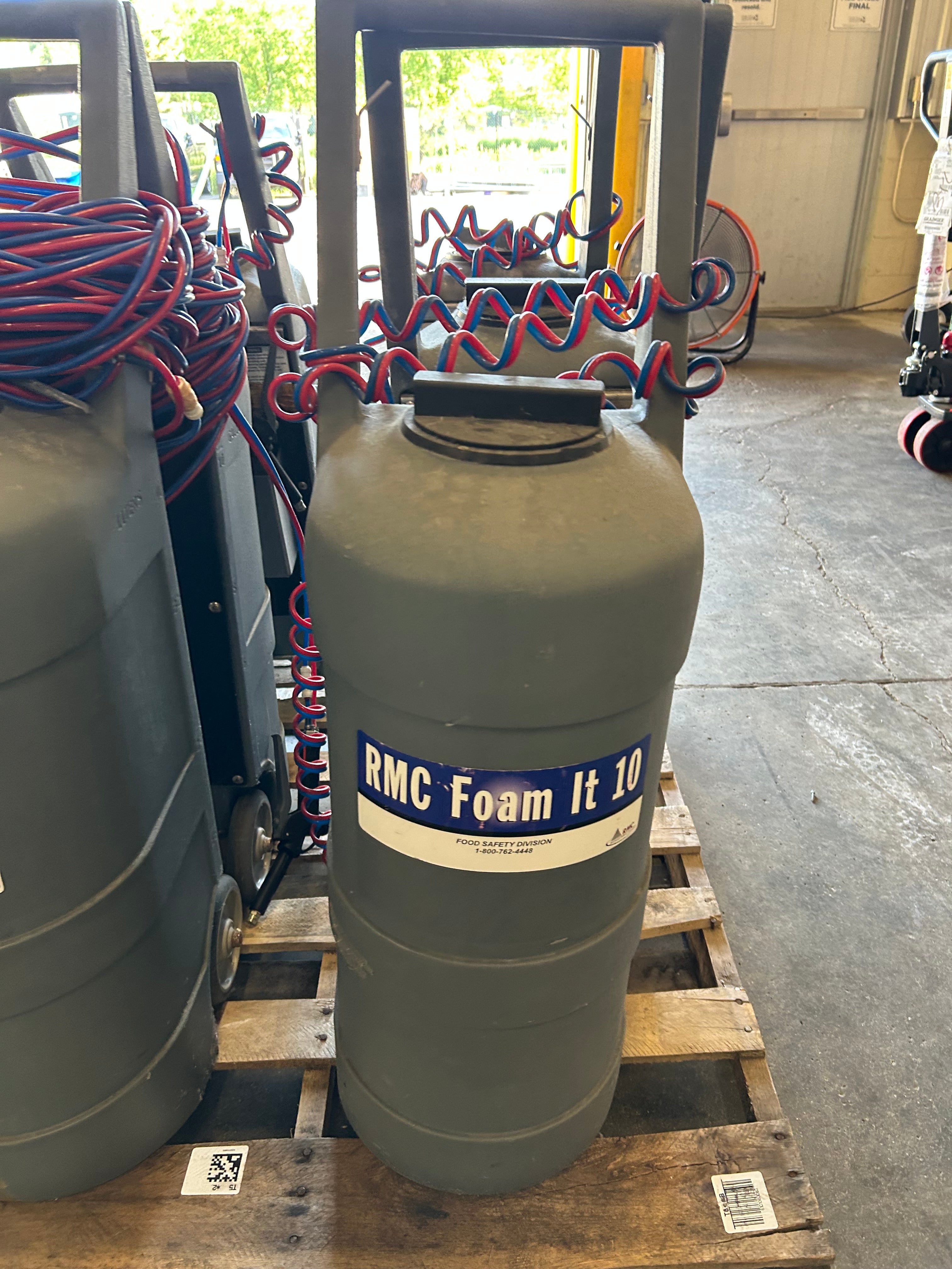 Pallet of 6 Foam Spraying Units for Parts or Repair