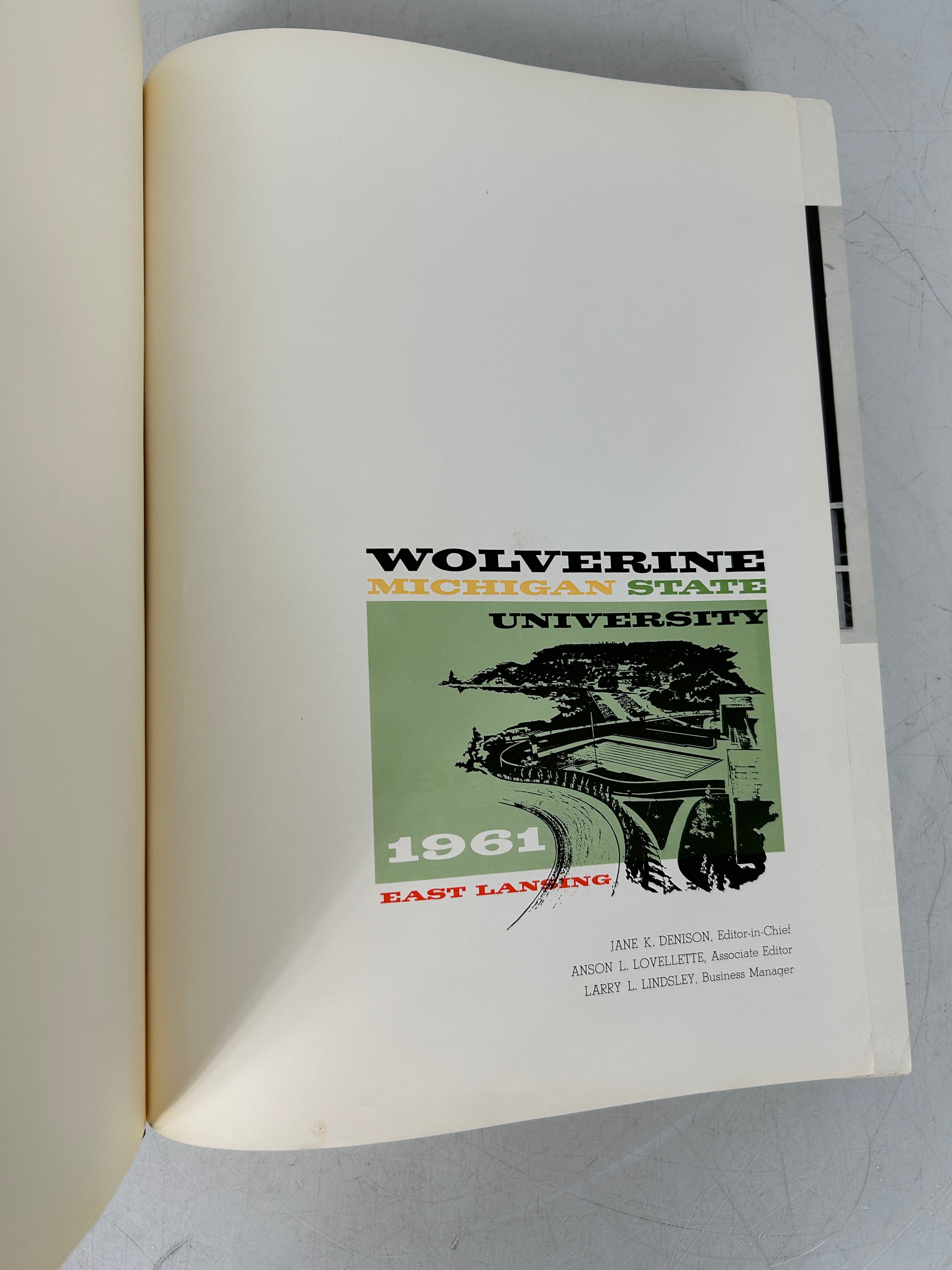 1961 Michigan State University Yearbook Wolverine