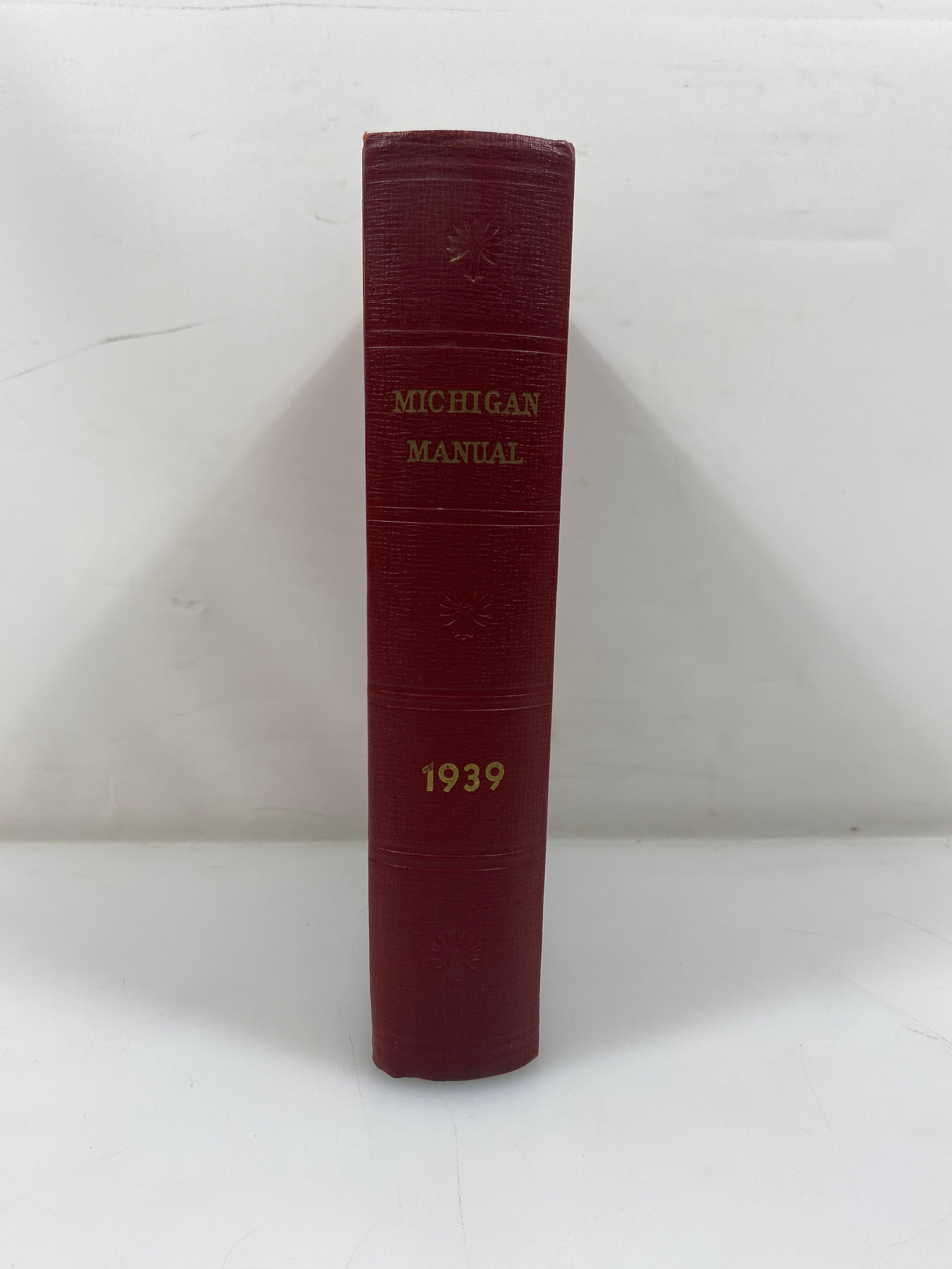 Michigan Official Directory and Legislative Manual 1940 HC