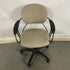 Steelcase #37883 Beige and Black Adjustable Office Chair