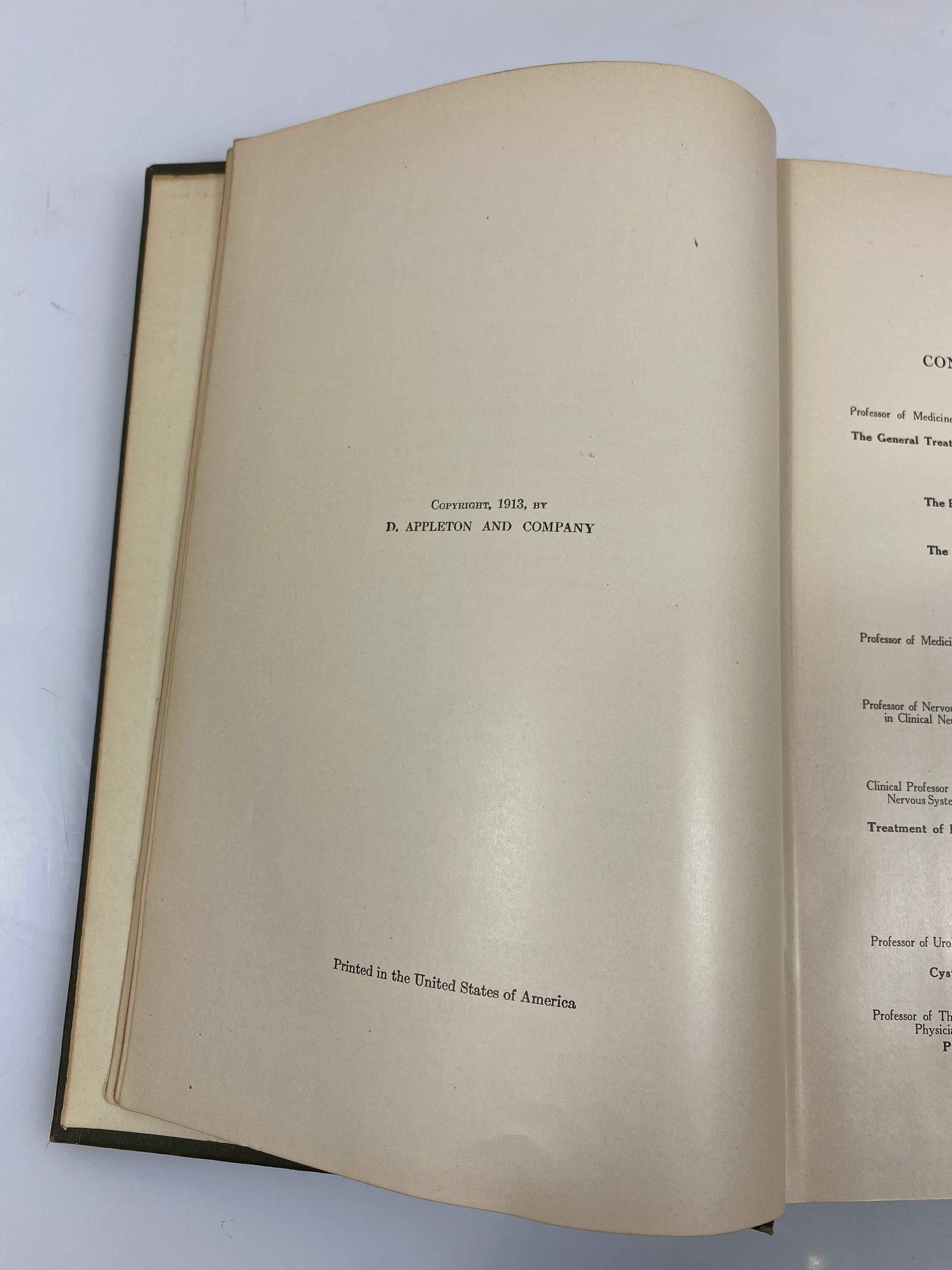 Therapeusis of Internal Diseases Forchheimer Vol. IV 1913 HC