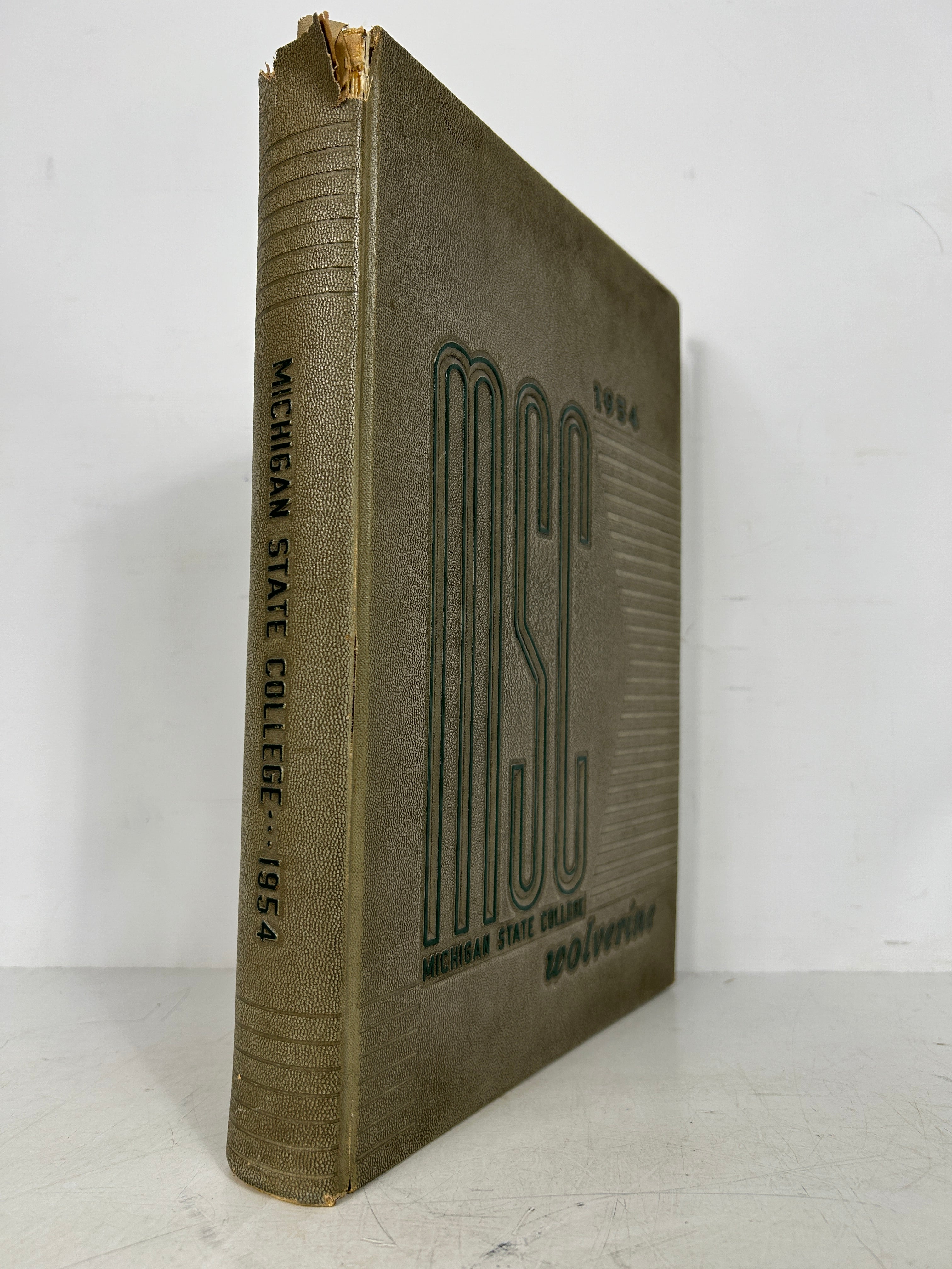 1954 Michigan State College Yearbook Wolverine