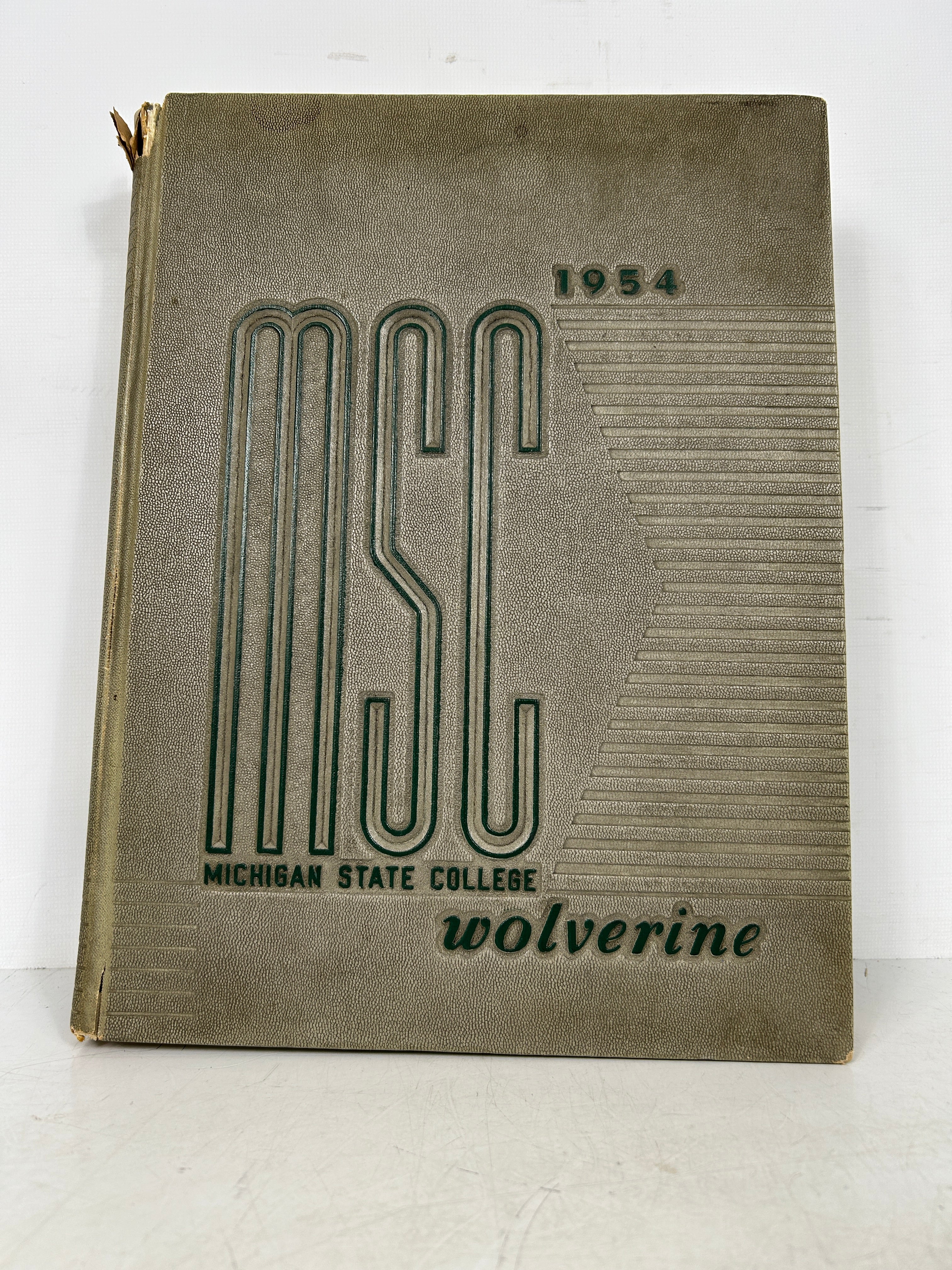 1954 Michigan State College Yearbook Wolverine