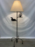 Floor Lamp with Duck Metalwork Decor