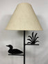 Floor Lamp with Duck Metalwork Decor