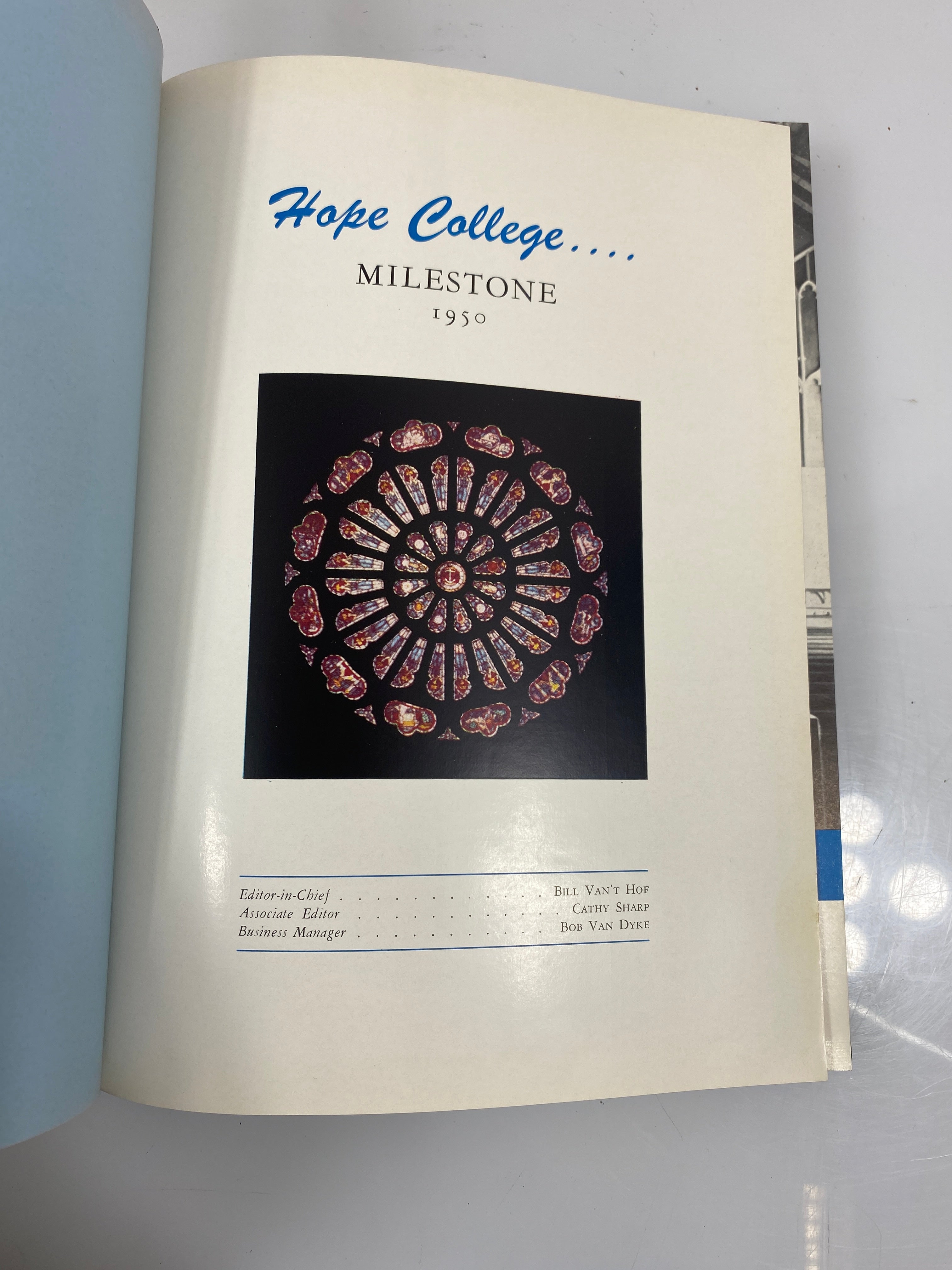 1950  "Milestone" Hope College Yearbook Holland Michigan HC