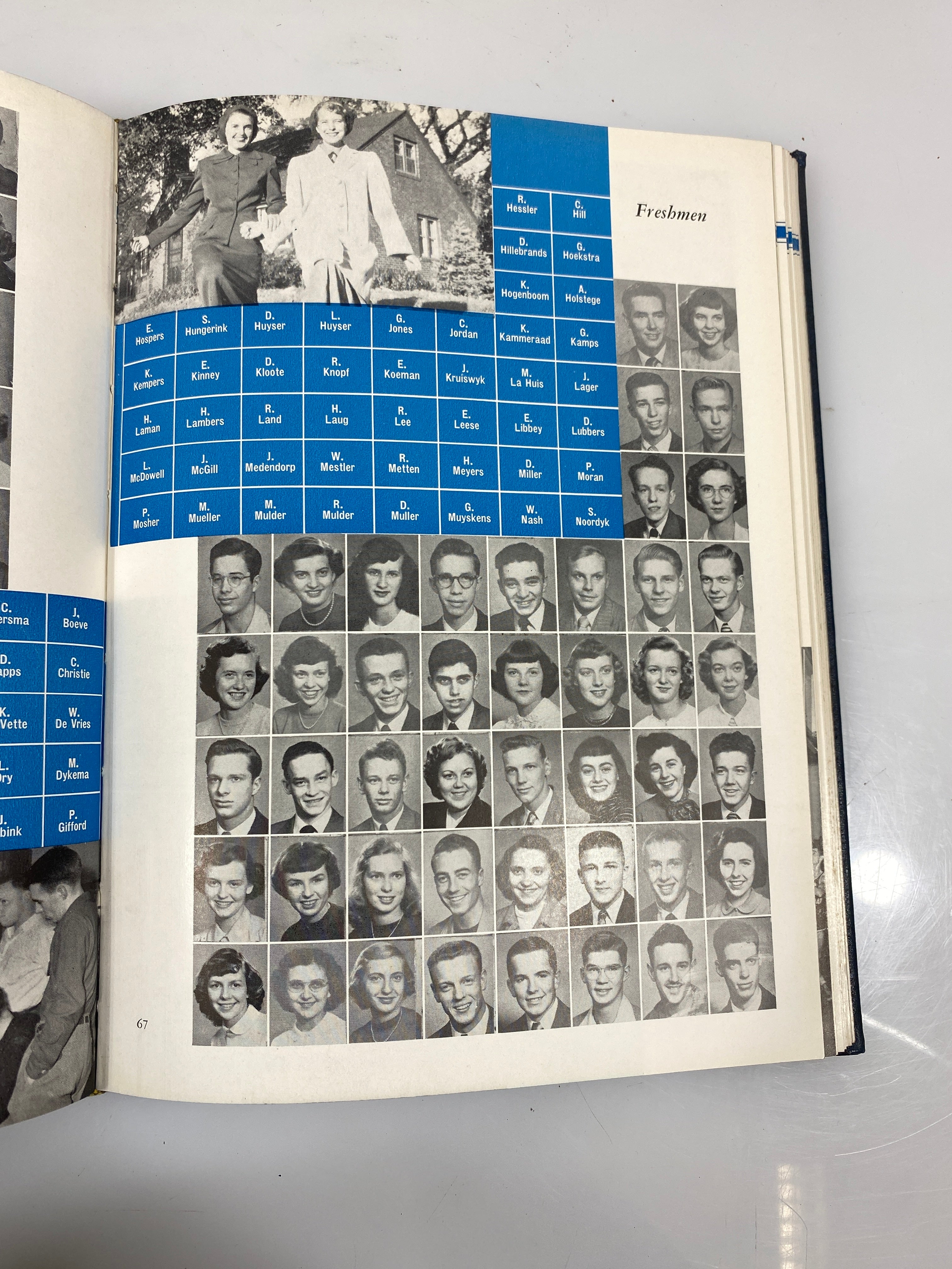 1950  "Milestone" Hope College Yearbook Holland Michigan HC