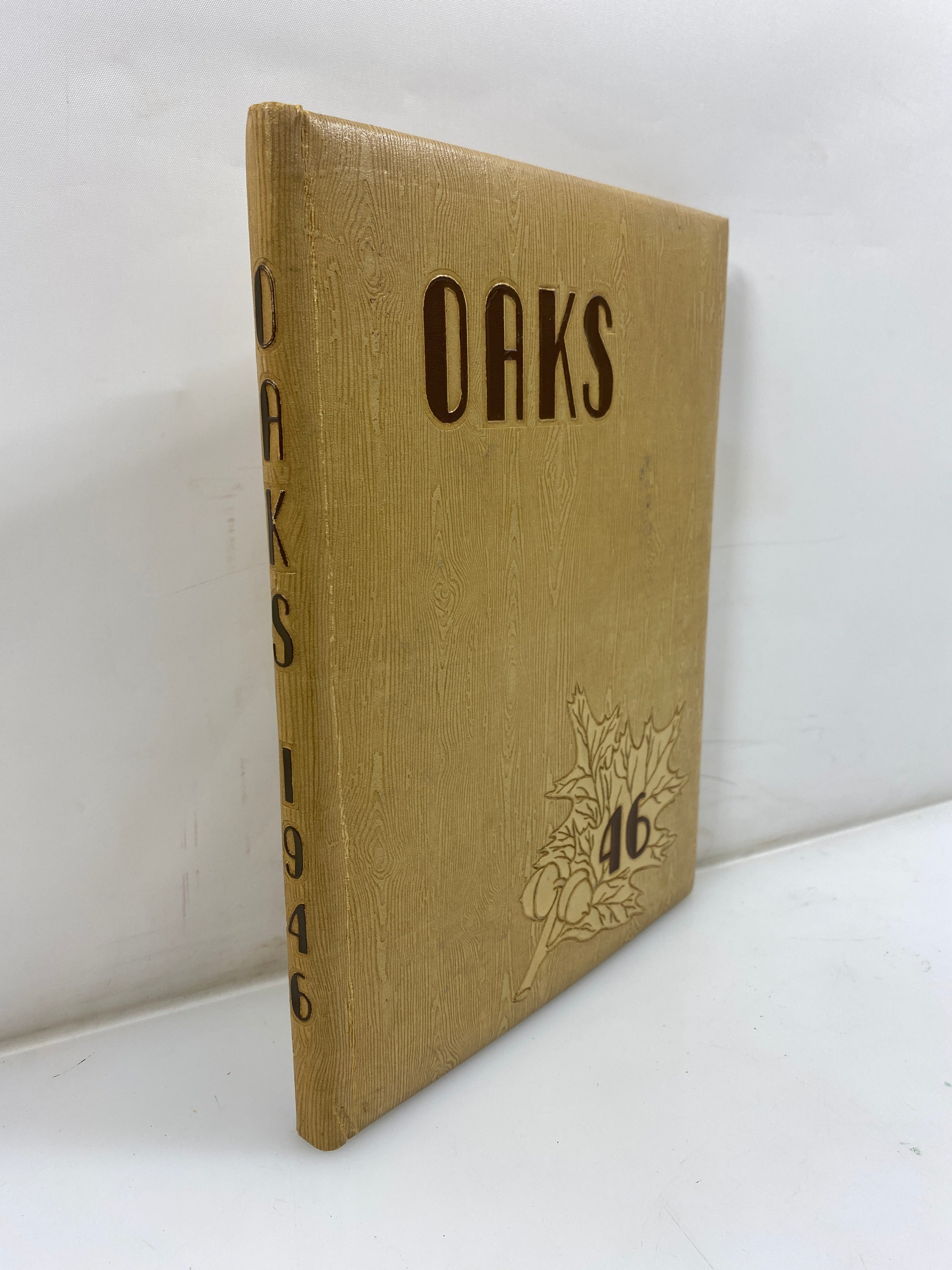1946 "The Oaks" Muskegon Heights High School Yearbook Michigan HC