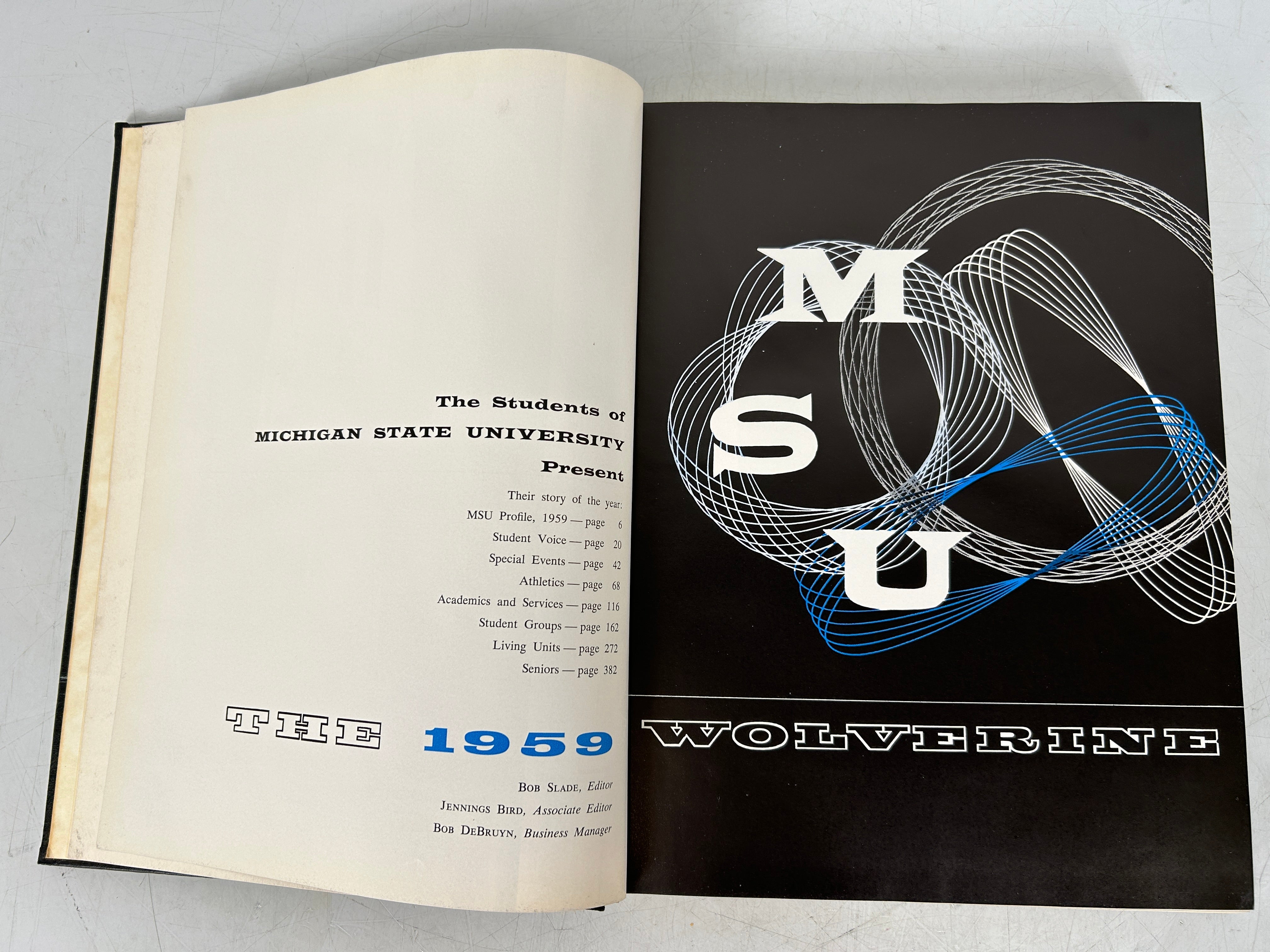 1959 Michigan State University Yearbook Wolverine