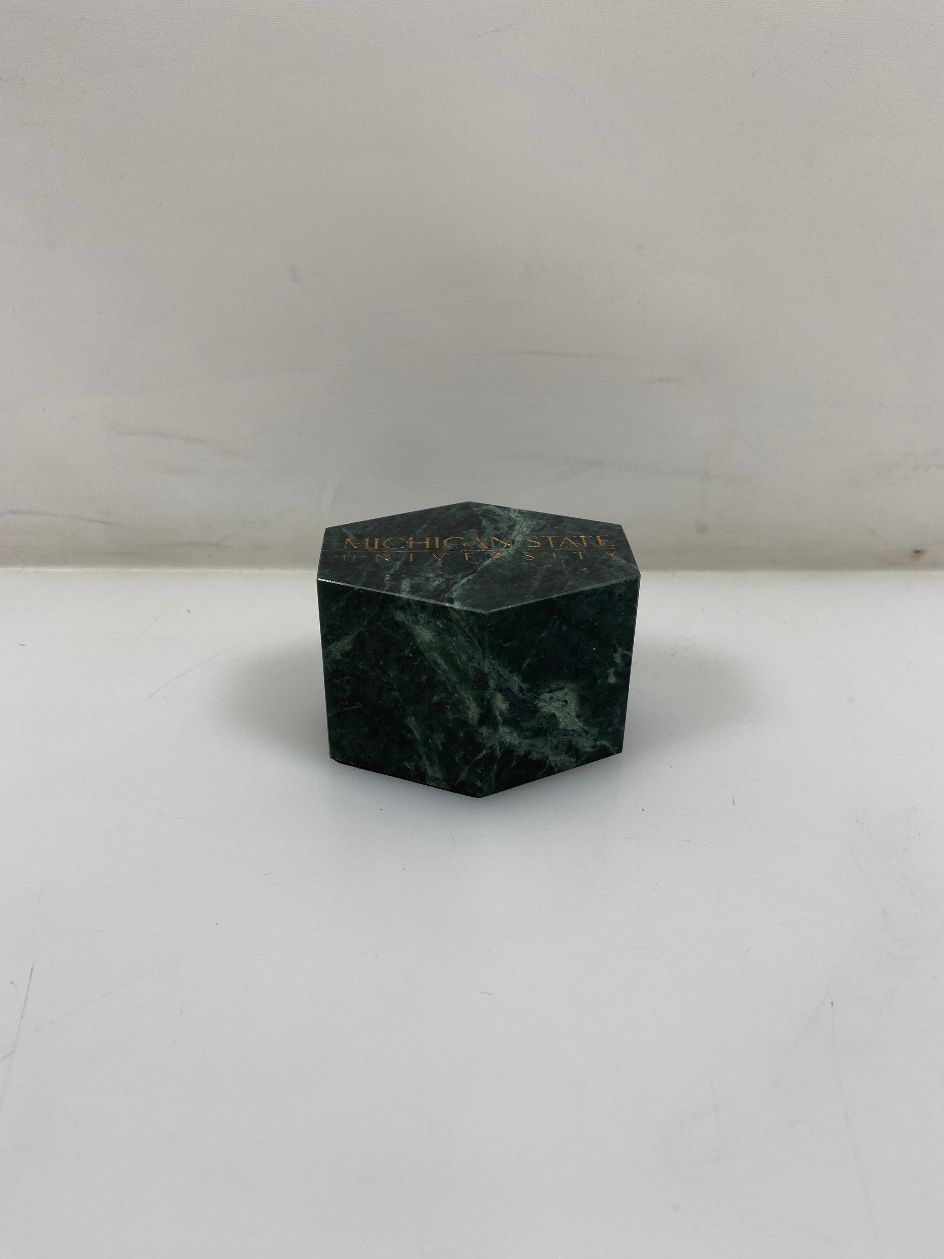 'Michigan State University' Marble Paper Weight