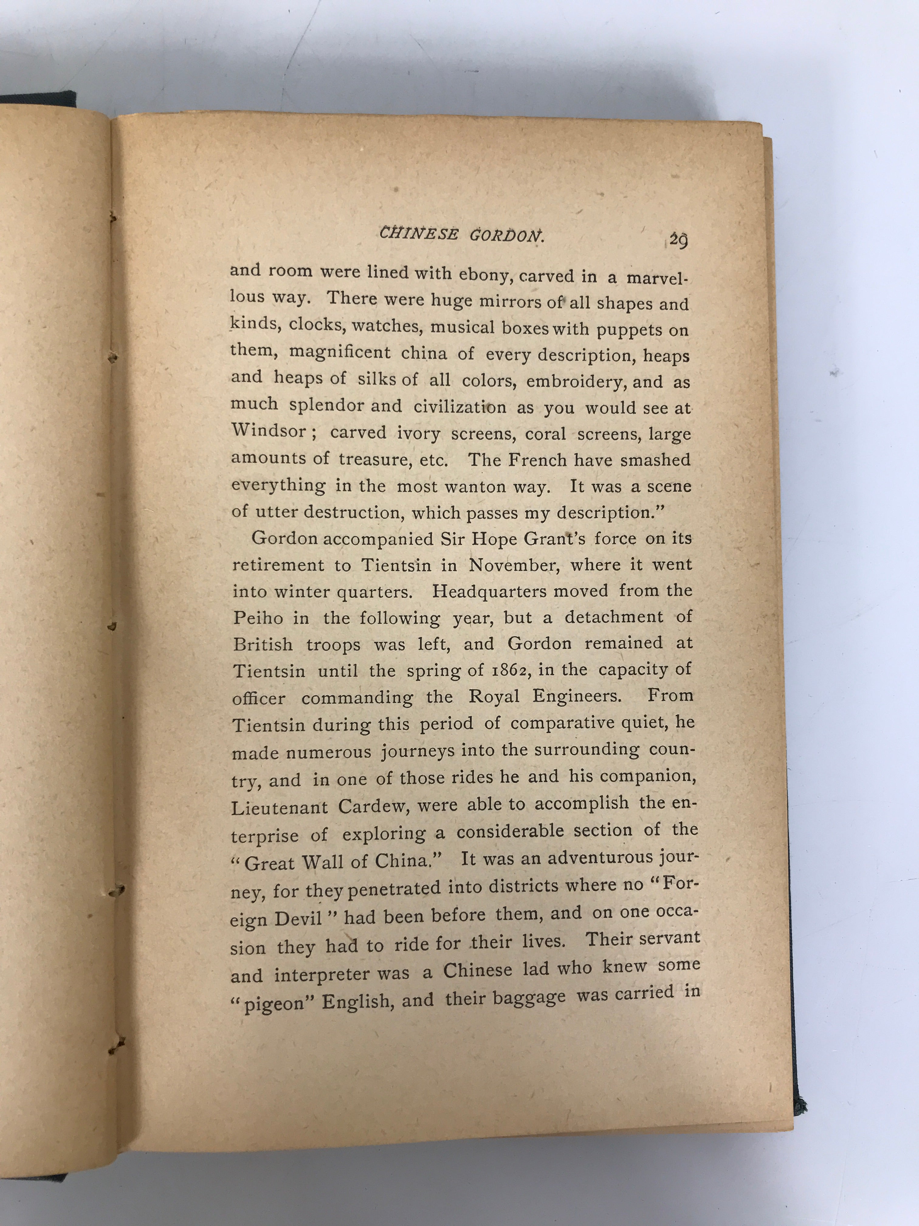 Chinese Gordon Archibald Forbes 1884 1st American Edition Antique HC