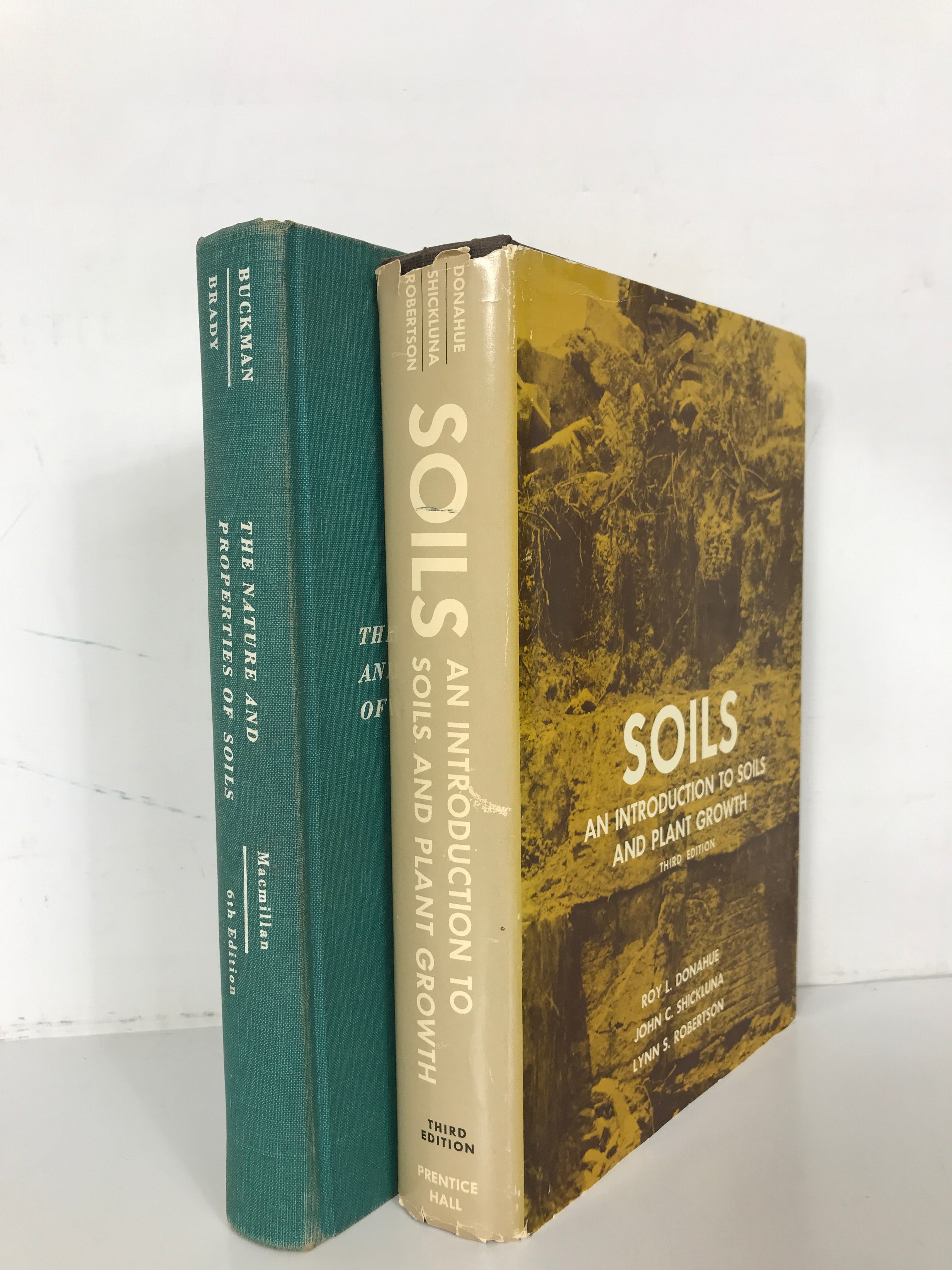 Lot of 2: The Nature and Properties of Soils 1960, 1st & Soils 1971, 3rd HC DJ