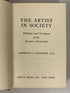 The Artist in Society by Lawrence Hatterer 1965 Inscribed First Edition HC