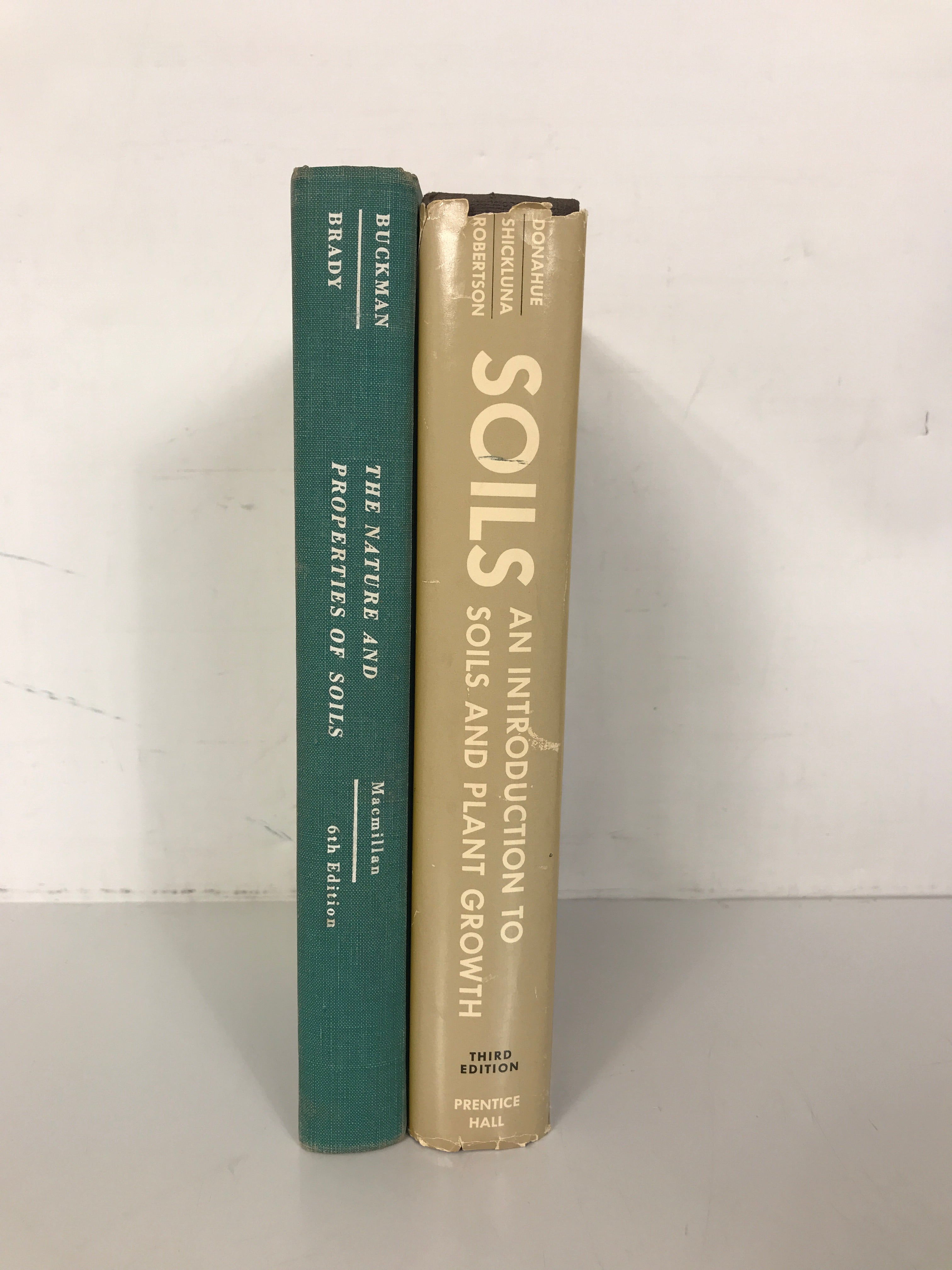 Lot of 2: The Nature and Properties of Soils 1960, 1st & Soils 1971, 3rd HC DJ