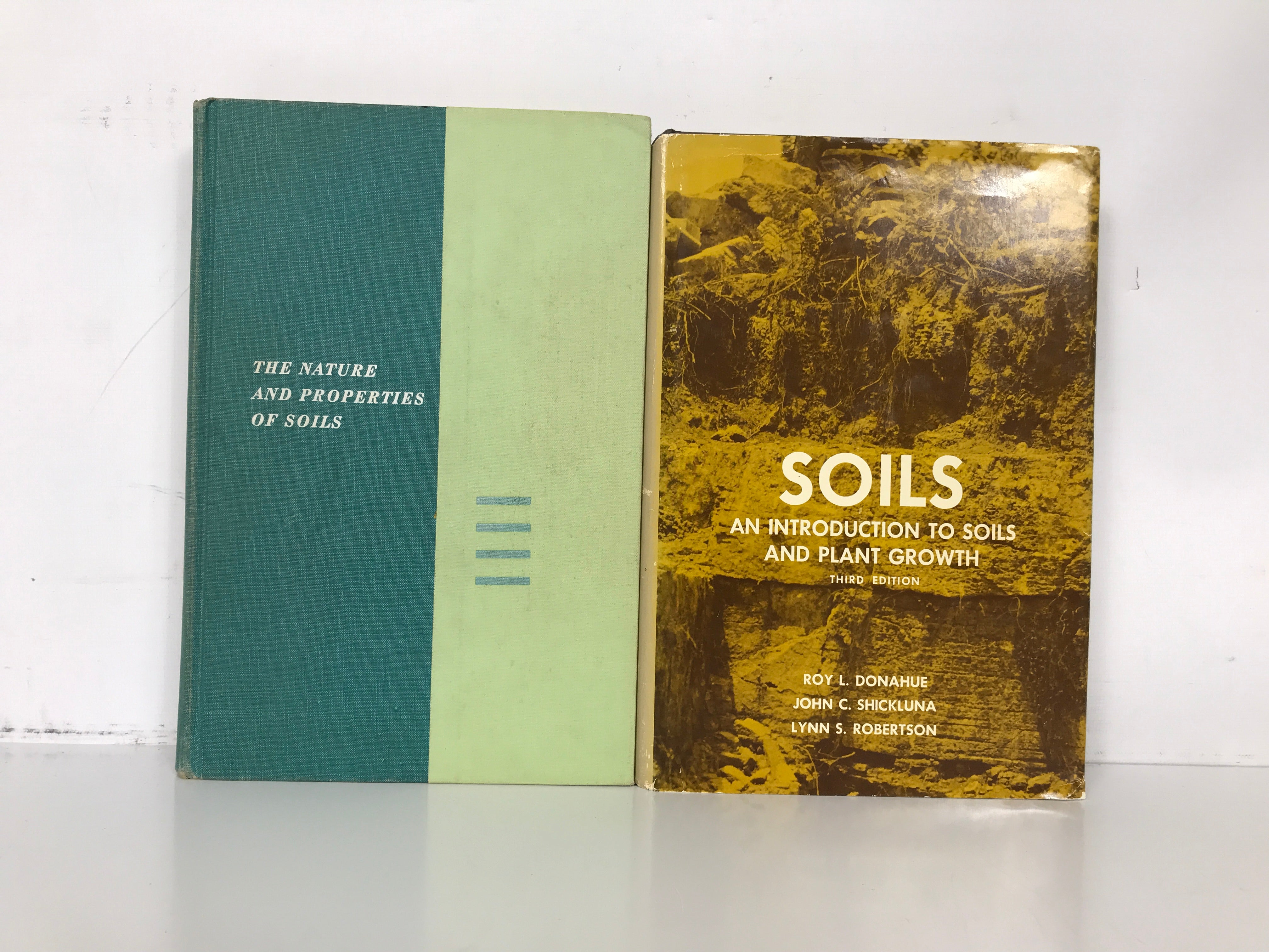 Lot of 2: The Nature and Properties of Soils 1960, 1st & Soils 1971, 3rd HC DJ