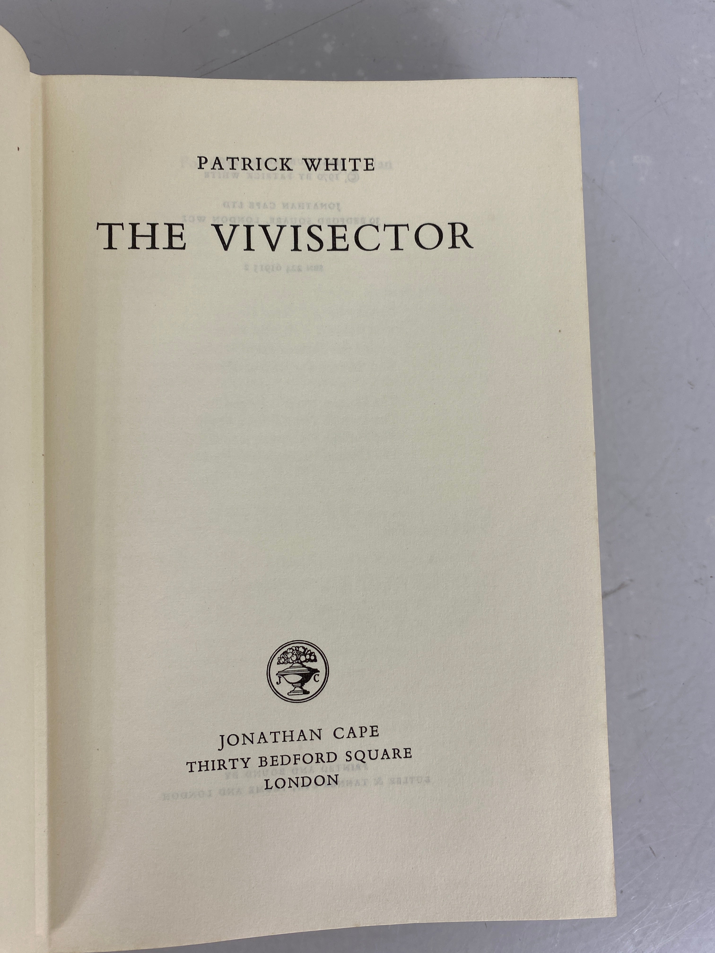 The Vivisector by Patrick White 1970 First Edition HC DJ