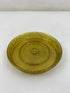 Vintage Couroc Of Monterey Set Of 4 Gold Glitter Plastic 4" Coasters In Caddy