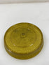 Vintage Couroc Of Monterey Set Of 4 Gold Glitter Plastic 4" Coasters In Caddy