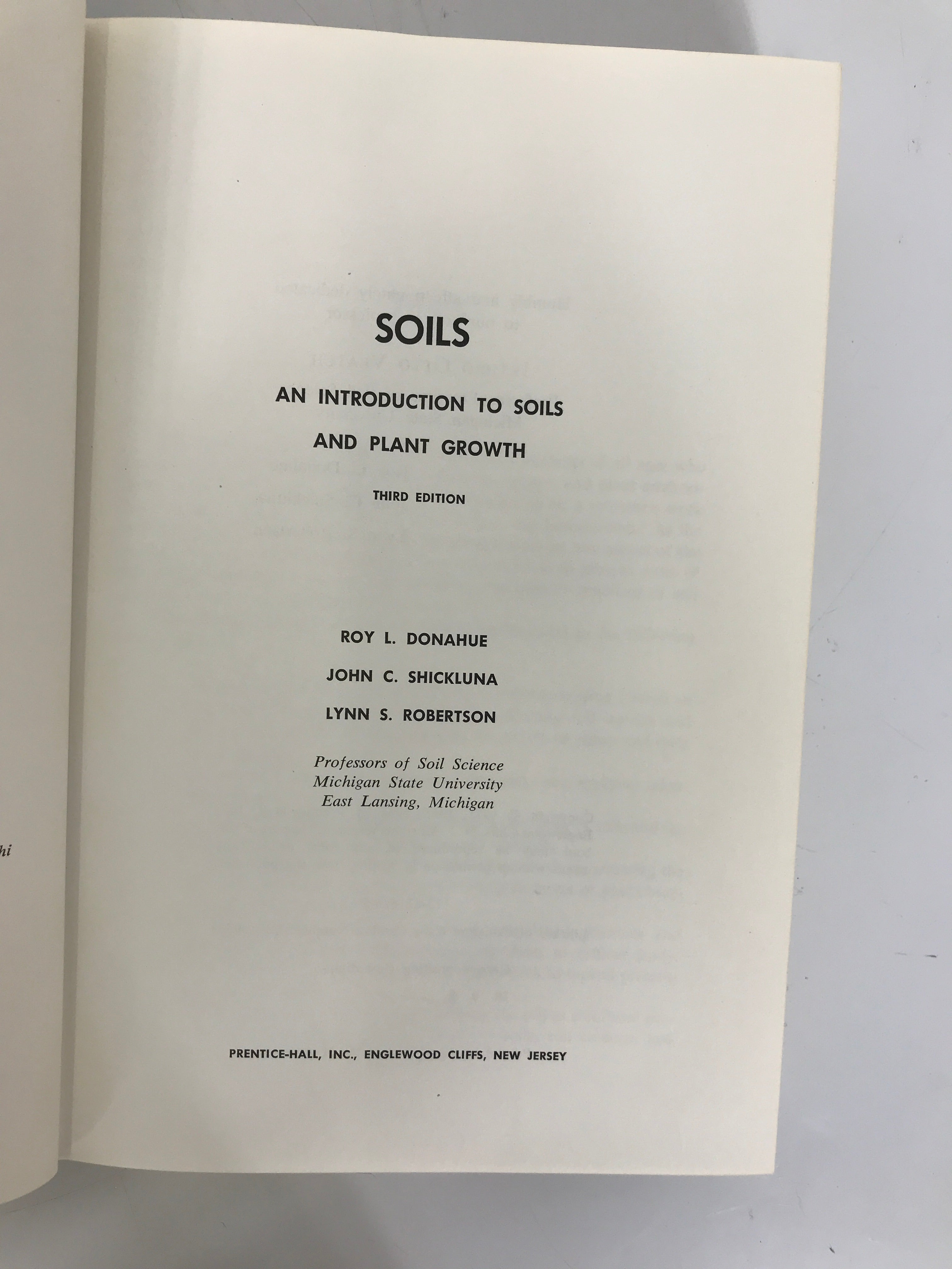 Lot of 2: The Nature and Properties of Soils 1960, 1st & Soils 1971, 3rd HC DJ