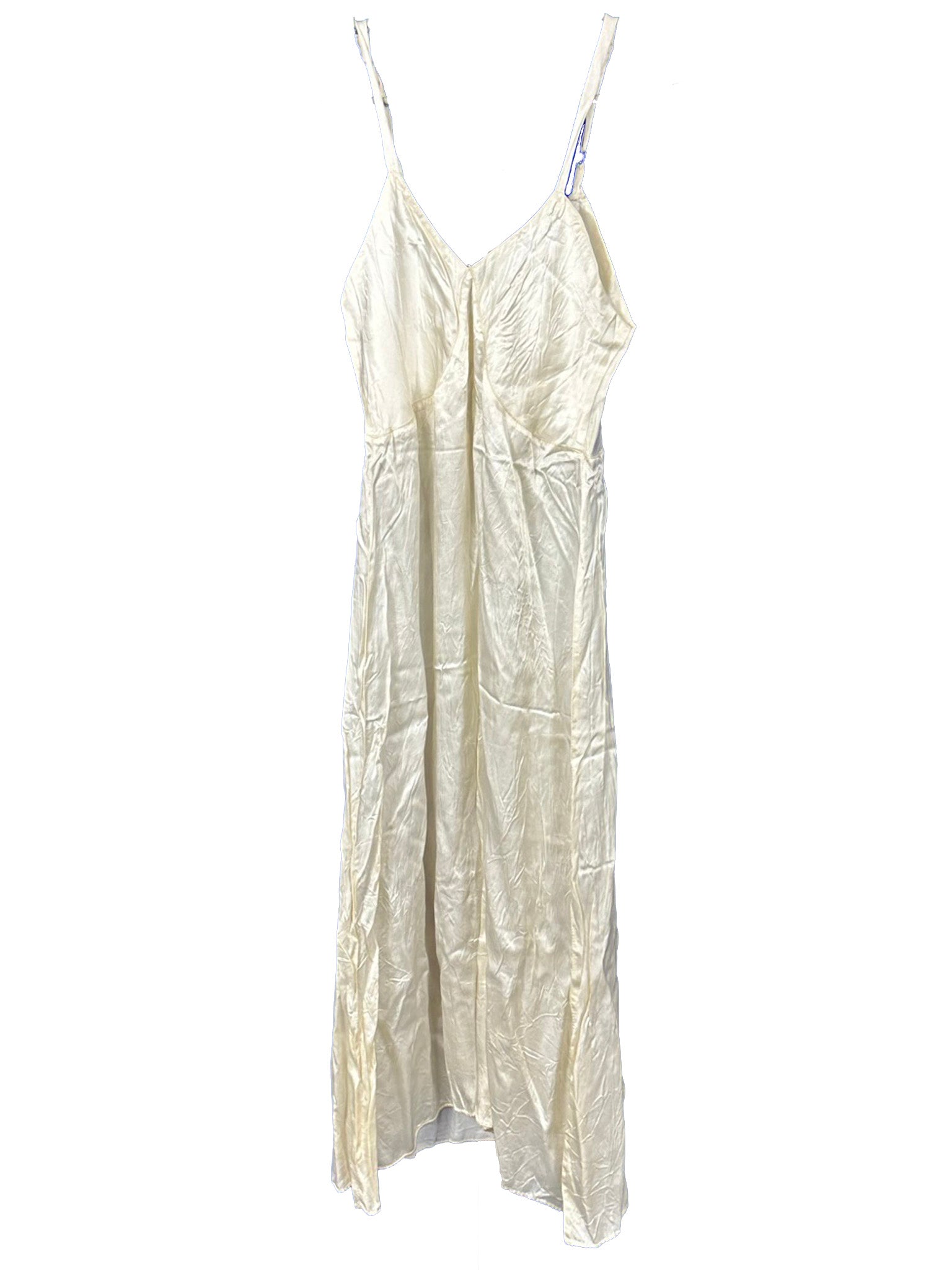 Vintage White Slip Dress Women's Size Unknown (A)
