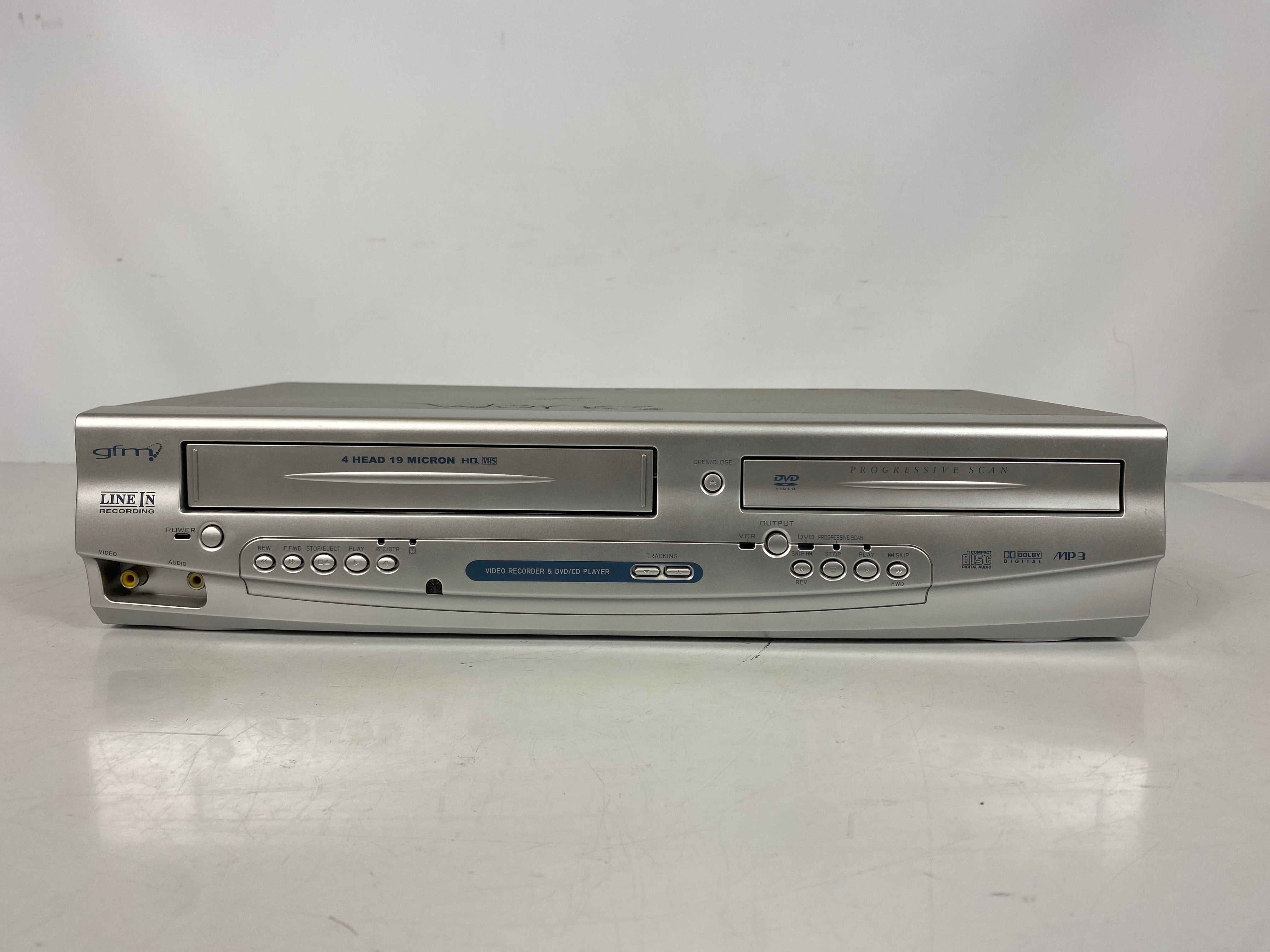 GFM Video Cassette Recorder/DVD Player