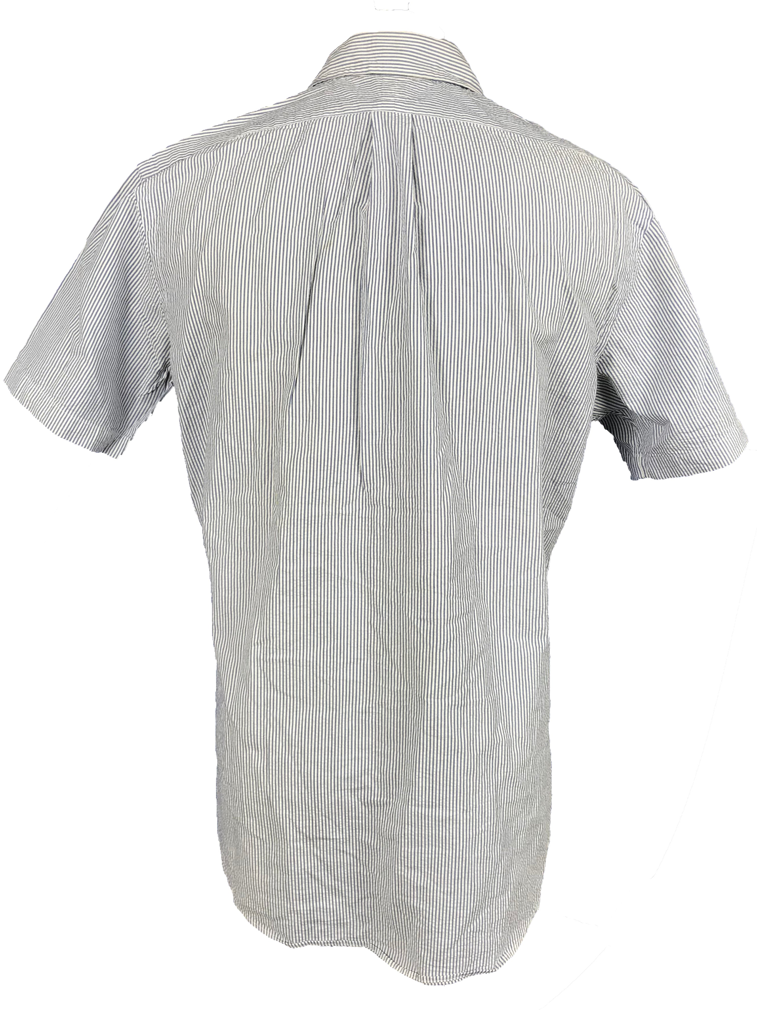 Ralph Lauren Blue & White Button-Down Shirt Men's Size Large