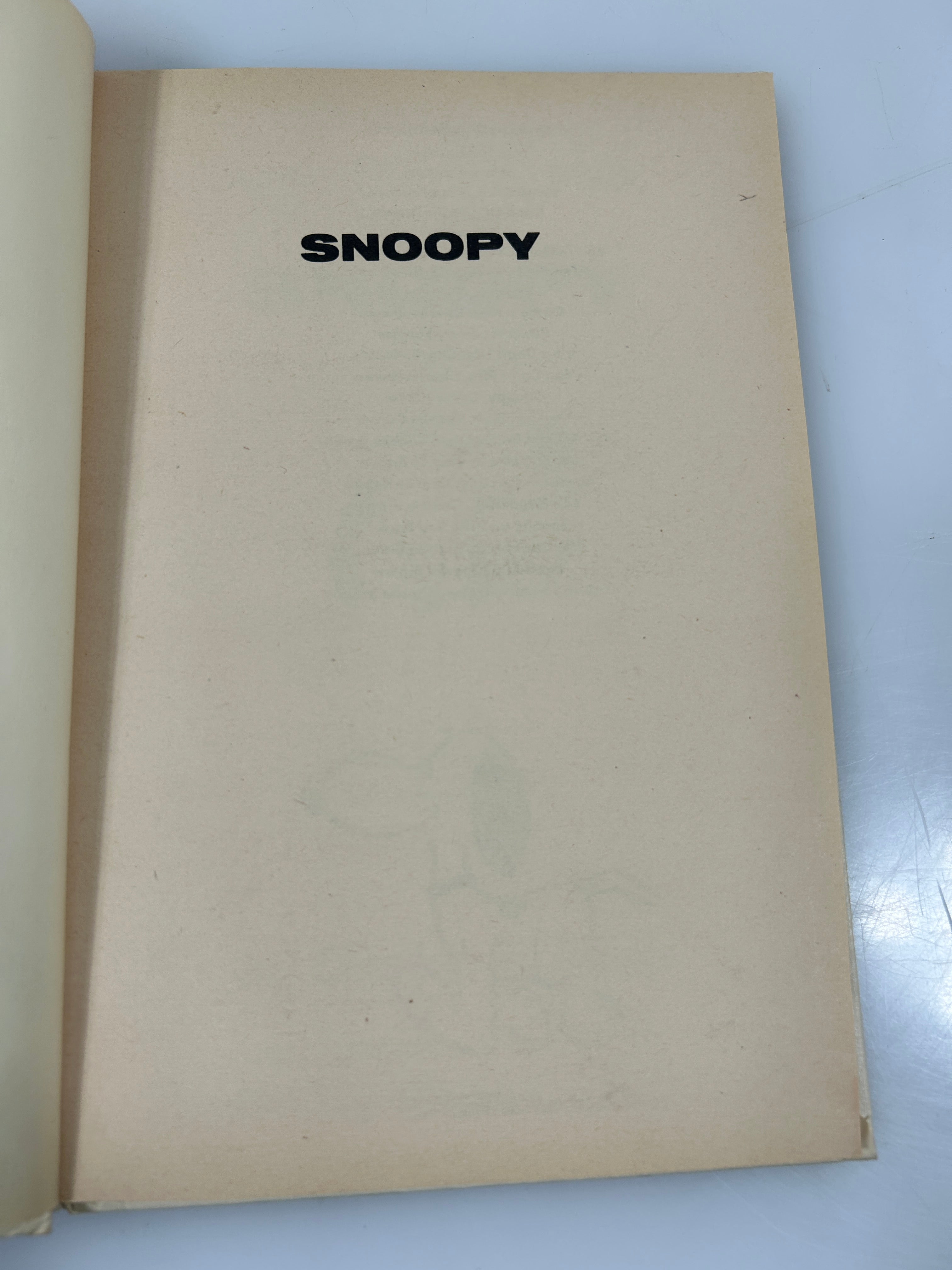 Snoopy a Peanuts book by Charles M. Schulz Holt, Rinehart & Winston 1958 HC