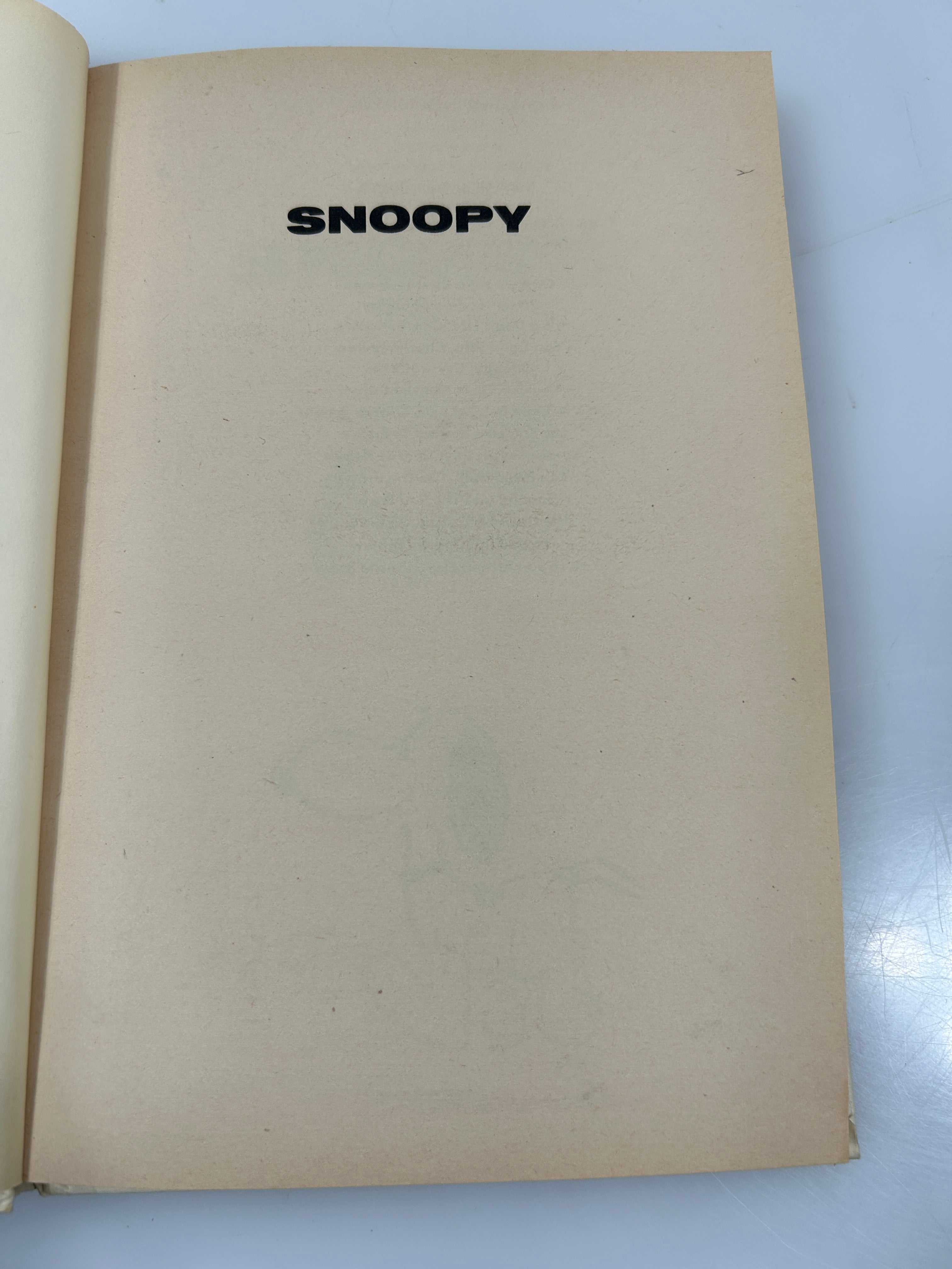 Snoopy a Peanuts book by Charles M. Schulz Holt, Rinehart & Winston 1958 HC