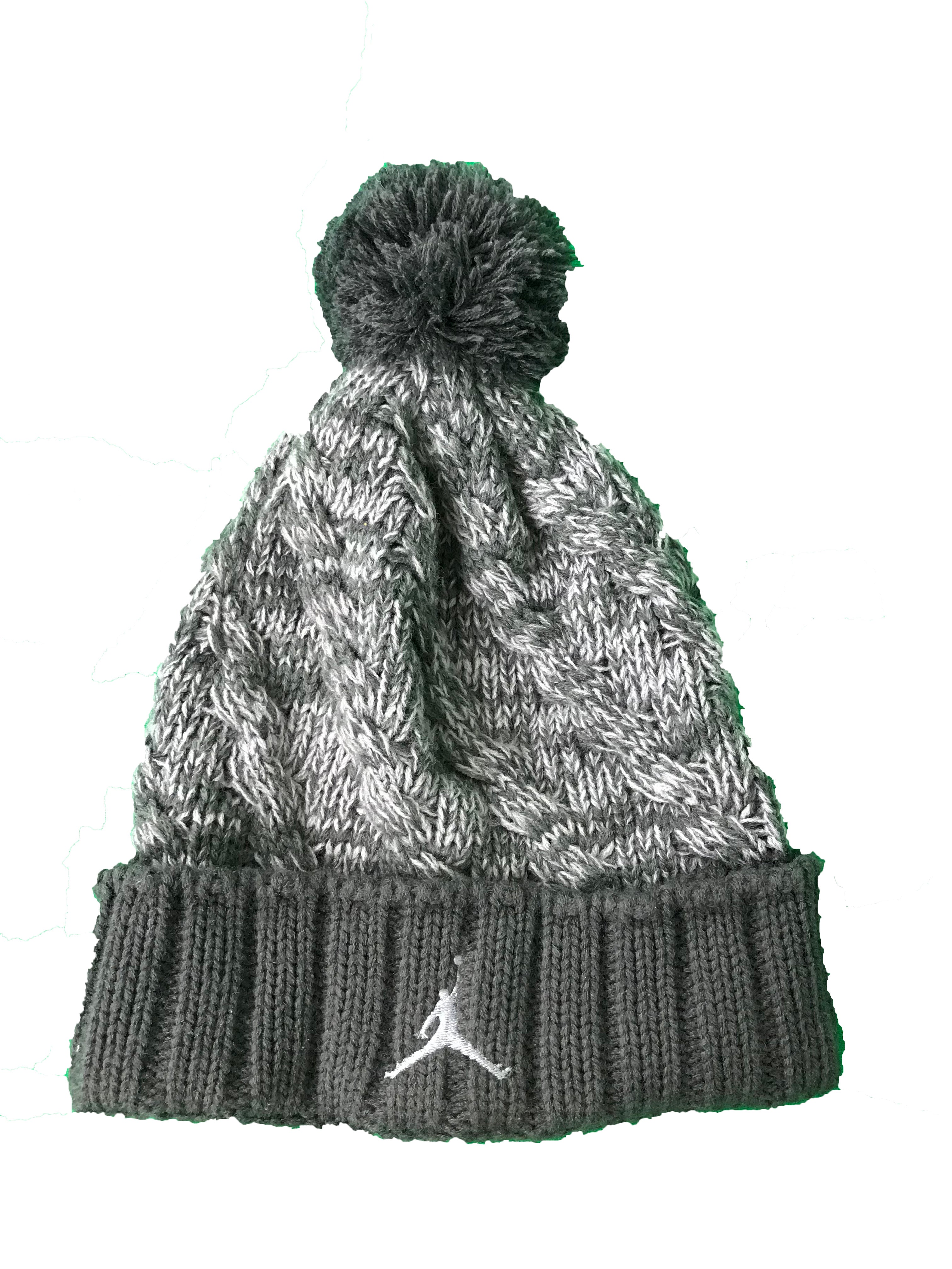 Nike Jordan Jumpman Gray Knit Beanie Youth One Size