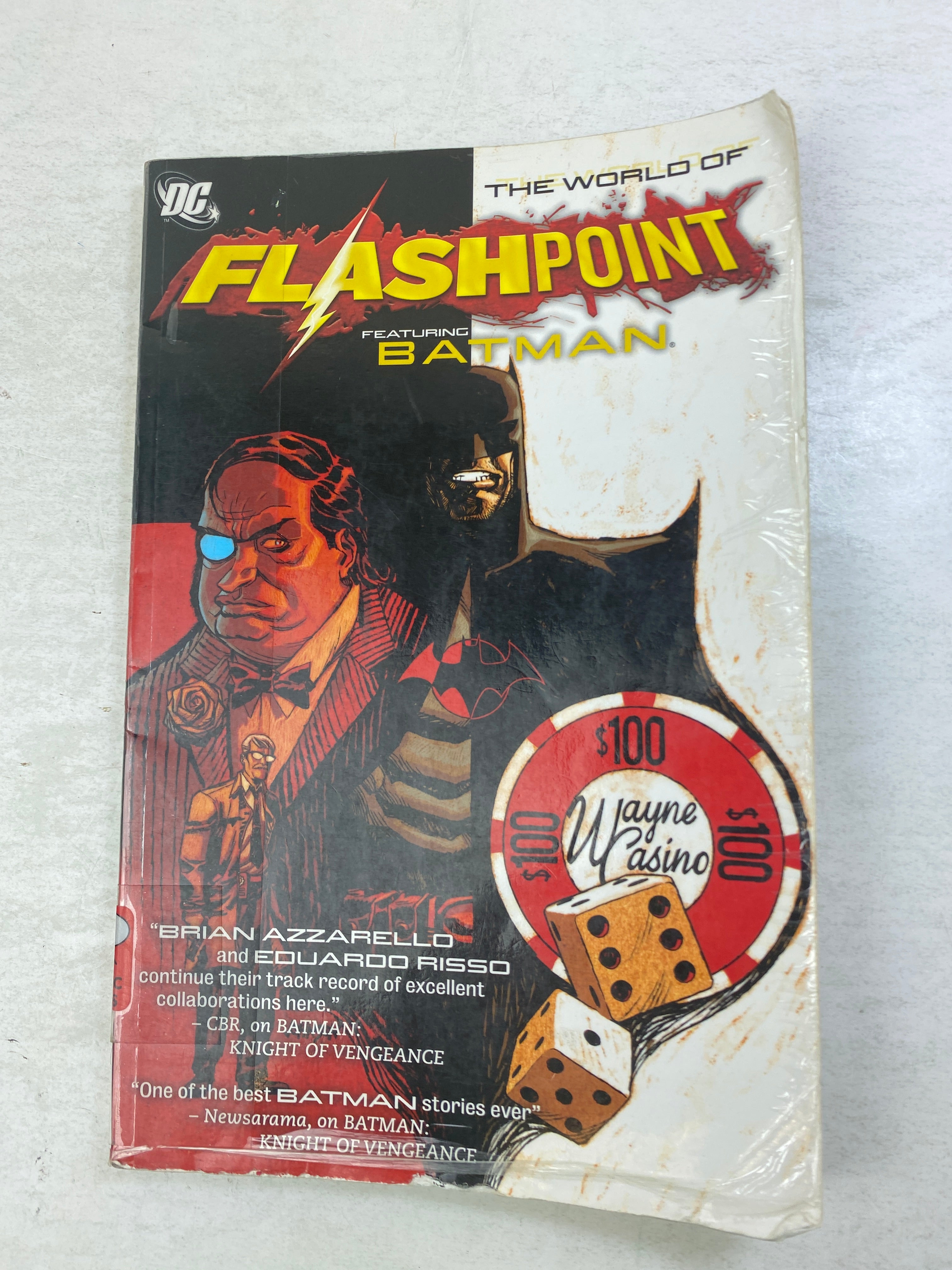 Flashpoint featuring Batman DC Graphic Novel Ex Lib 2012