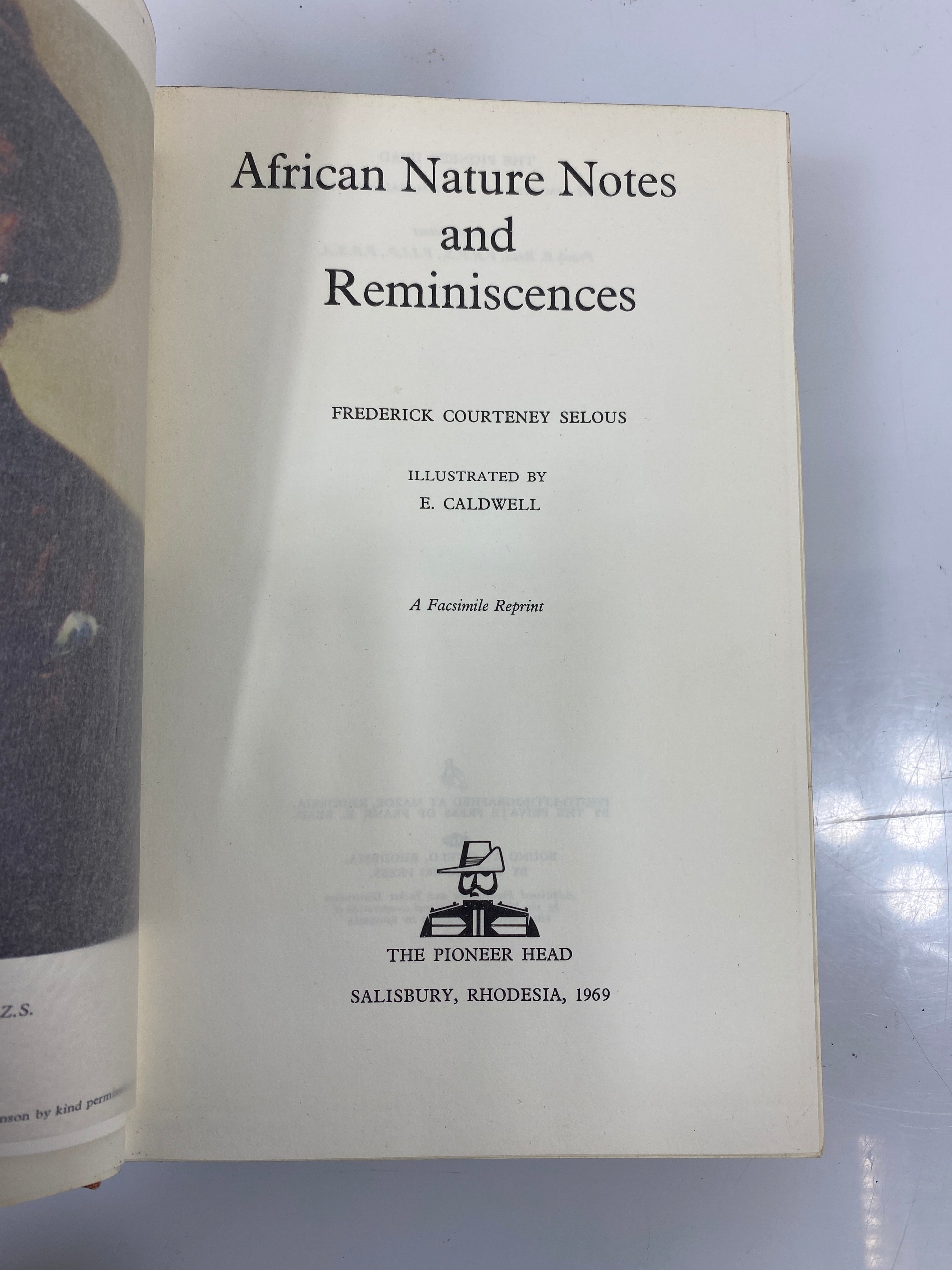 *Signed* African Nature Notes and Reminiscences by Frederick Selous 1969 HCDJ