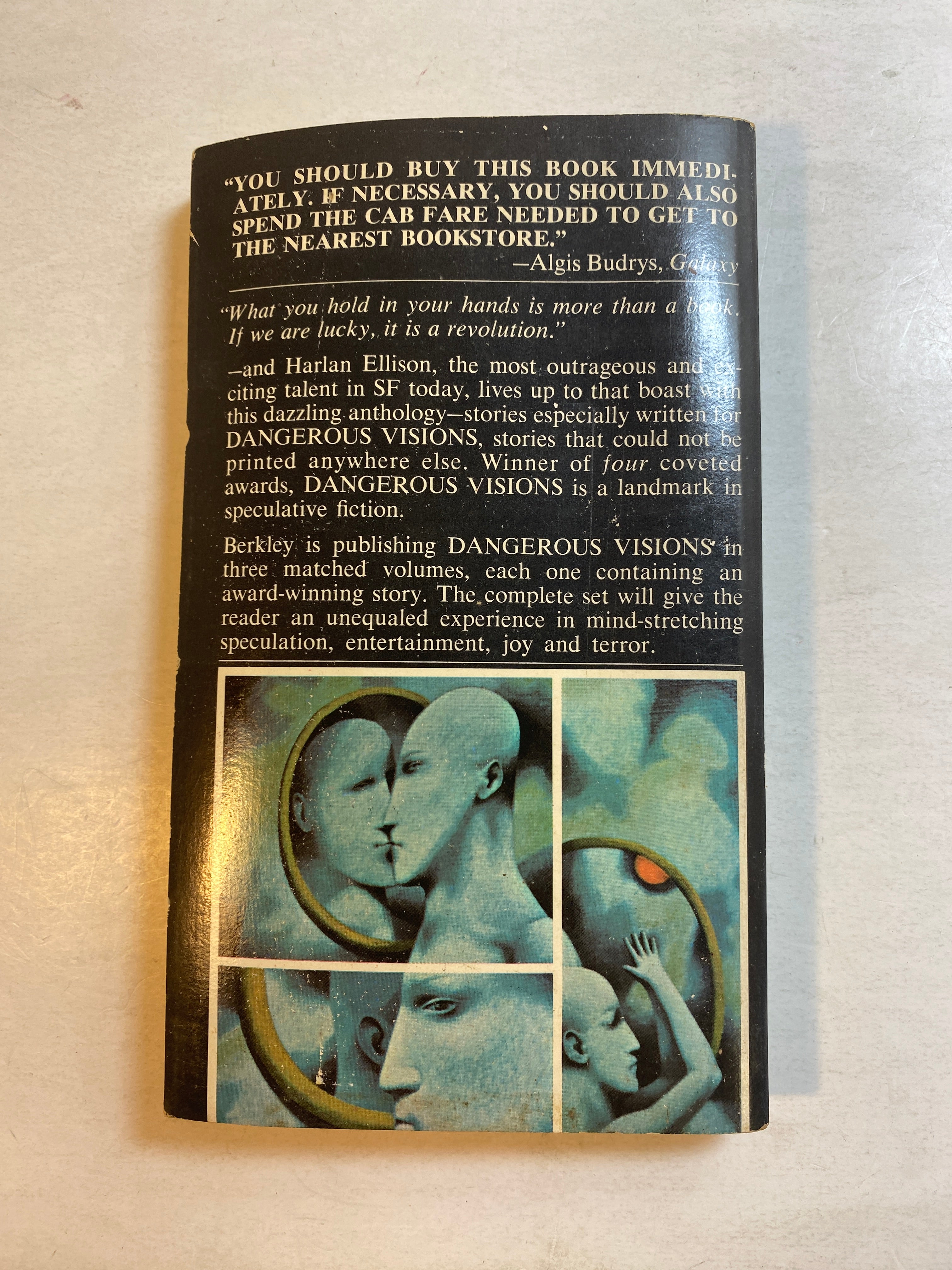 Dangerous Visions #1 Sci-fi paperback Asimov Farmer Aldiss 1967