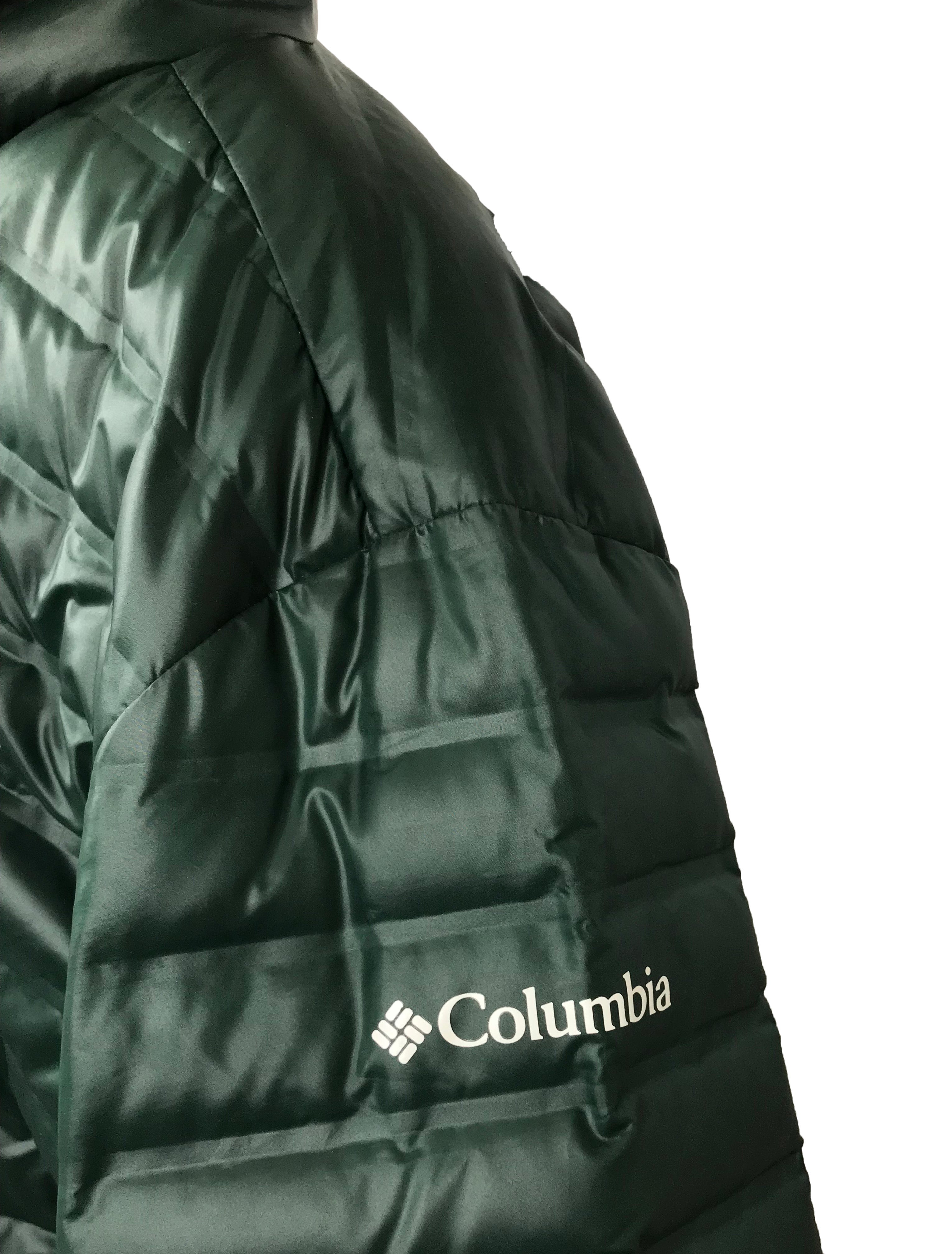 Columbia Green Michigan State University Puffer Jacket Unisex Size L