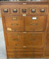 Globe-Wernicke Oak Barrister Style Filing Cabinet