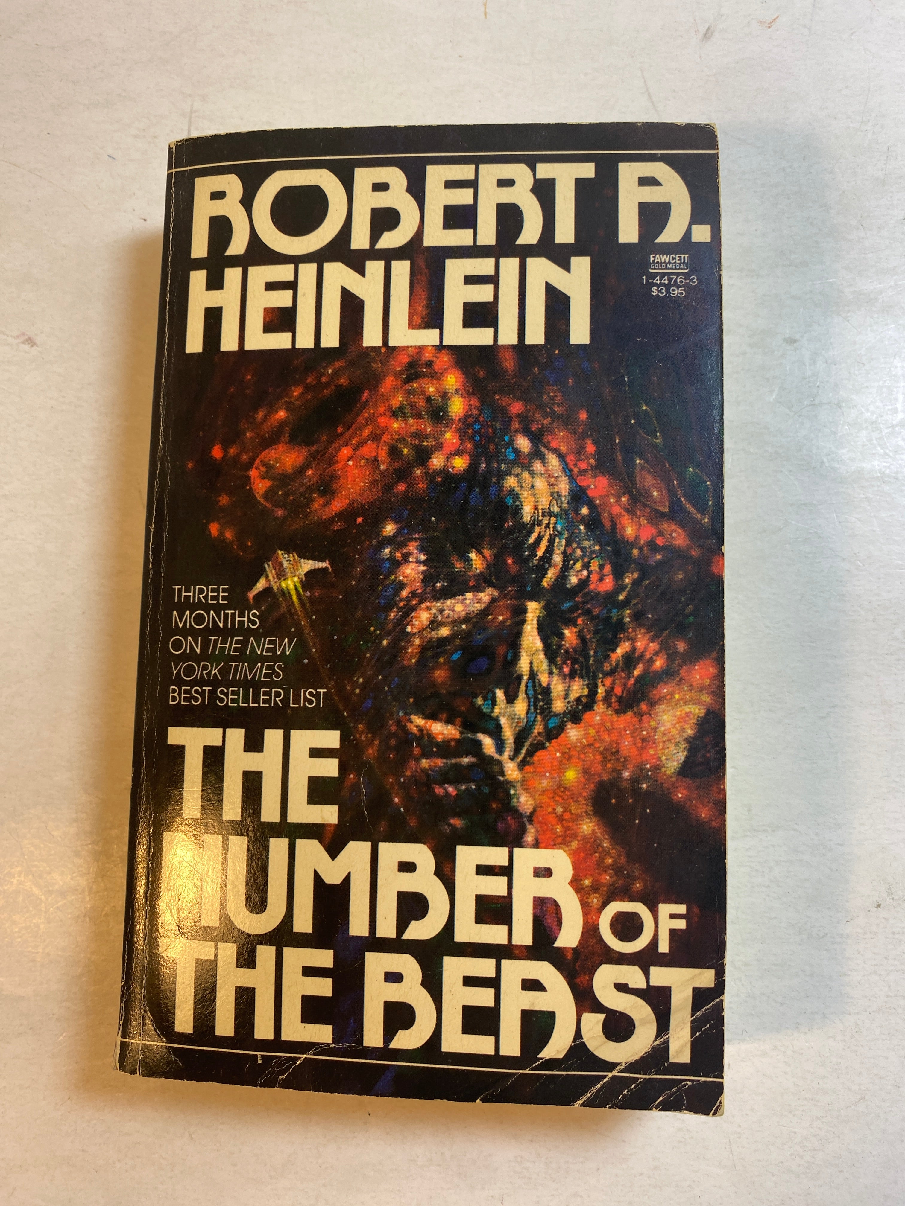 Number of the Beast Robert Heinlein sci-fi paperback 1985