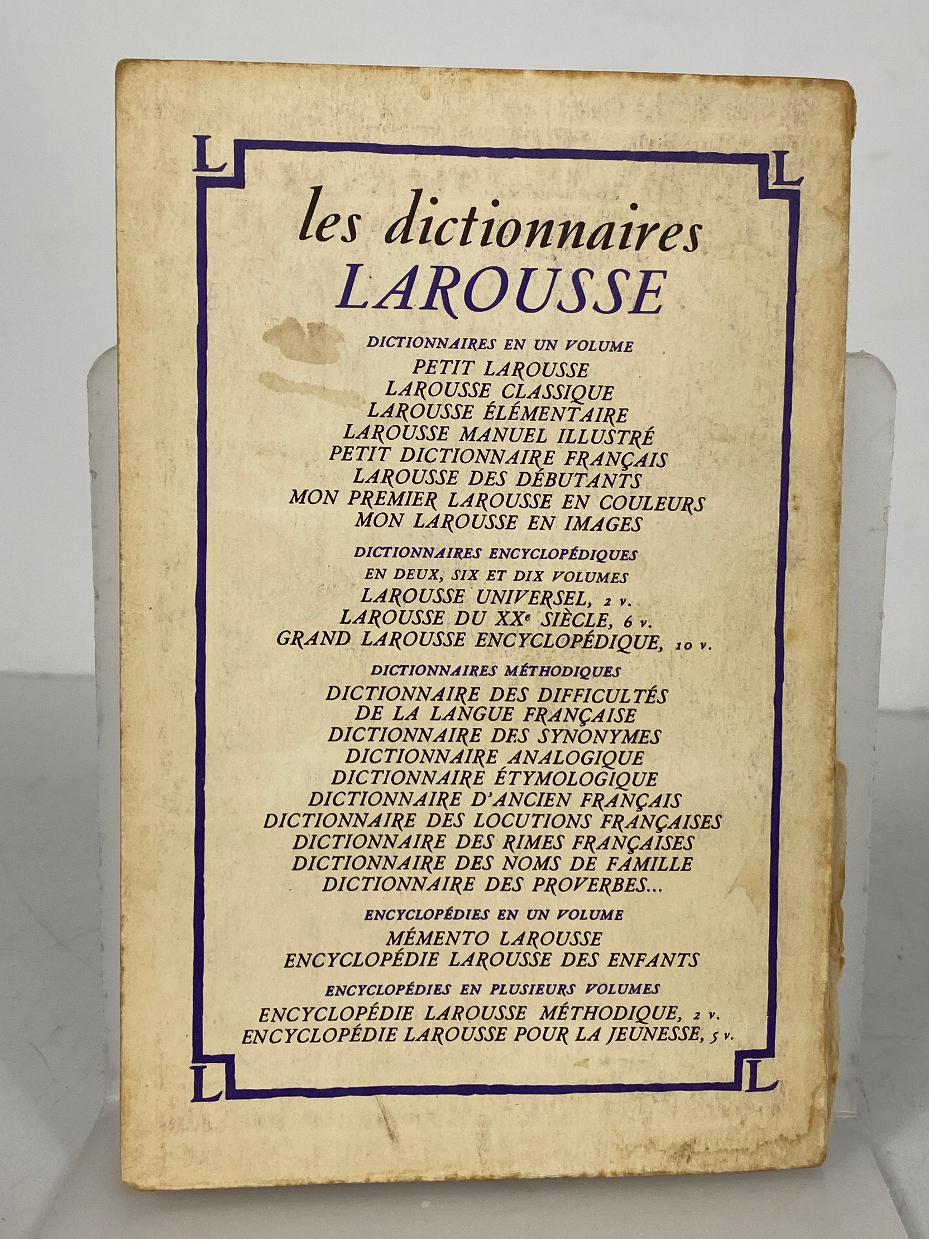 Lot of 5 French Language Classics incl Moliere/Rousseau Vintage SC