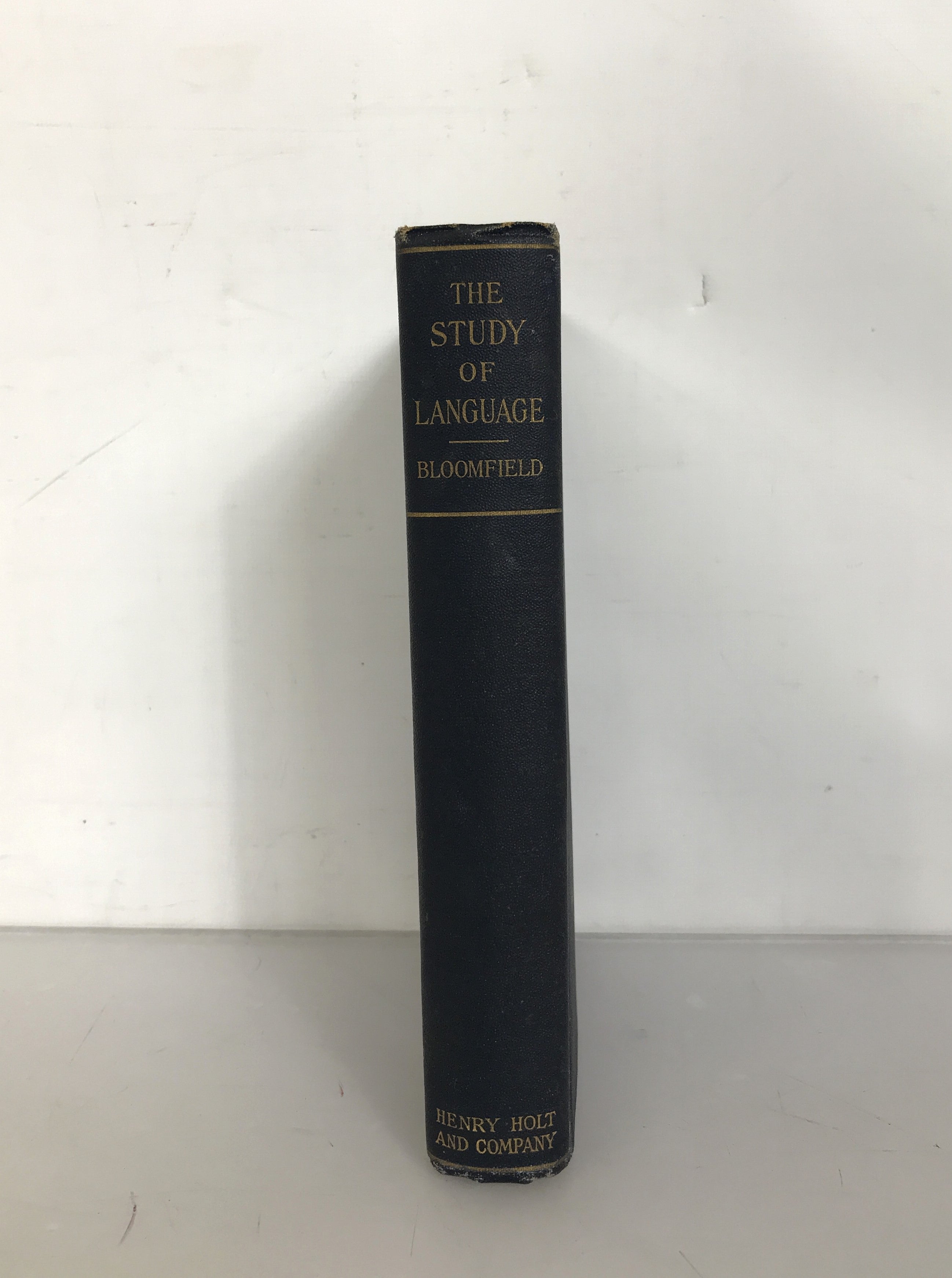 The Study of Language by Leonard Bloomfield Henry Holt and Company 1914 HC