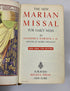 The Marian Missal for Daily Mass by Juergens Regina Press Leather 1961