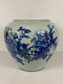 Chinese Porcelain Large Planter Blue Chrysanthemums