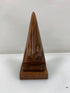 Carved Wood Eyeglass Holder Nose Shaped