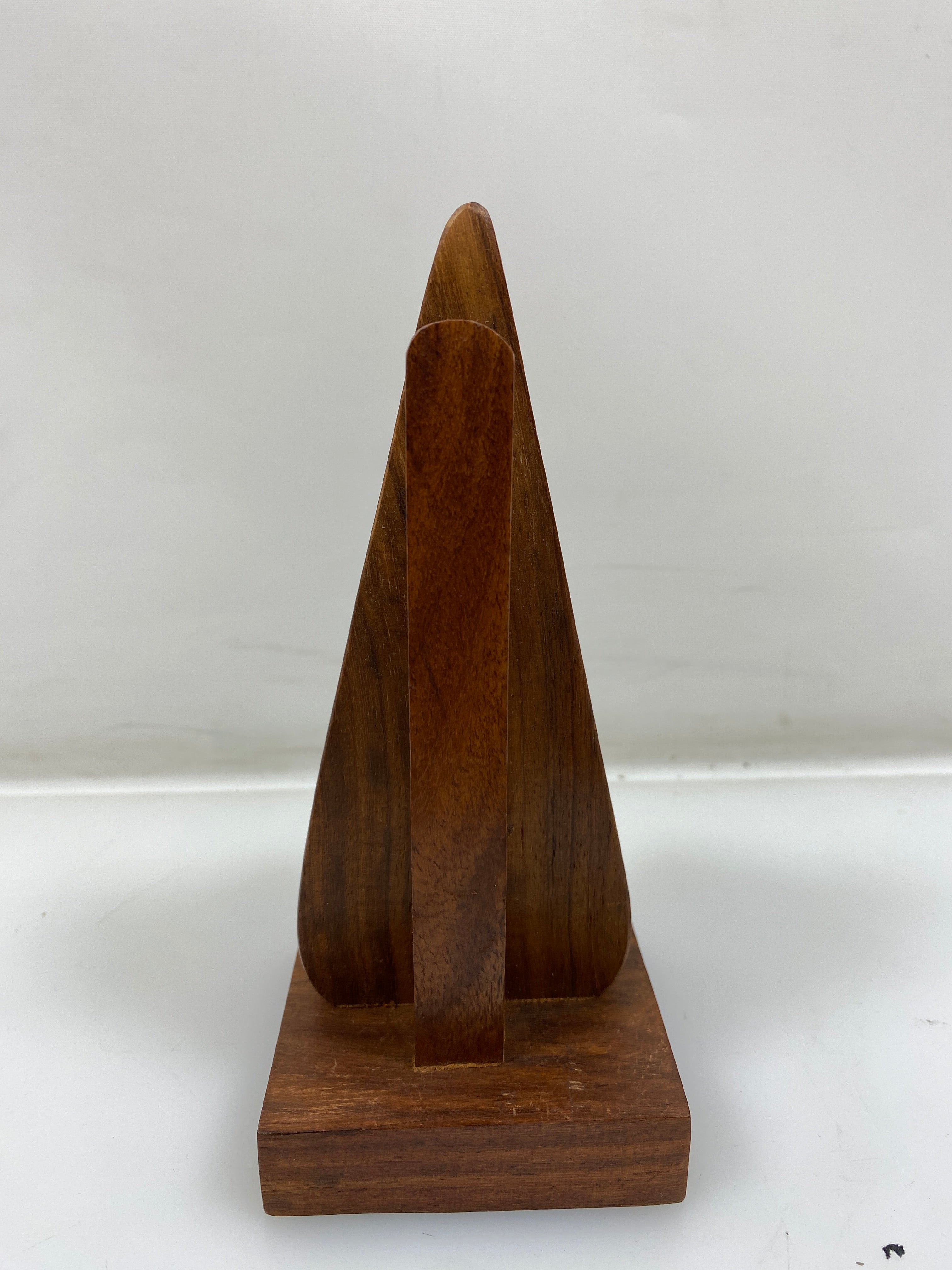 Carved Wood Eyeglass Holder Nose Shaped