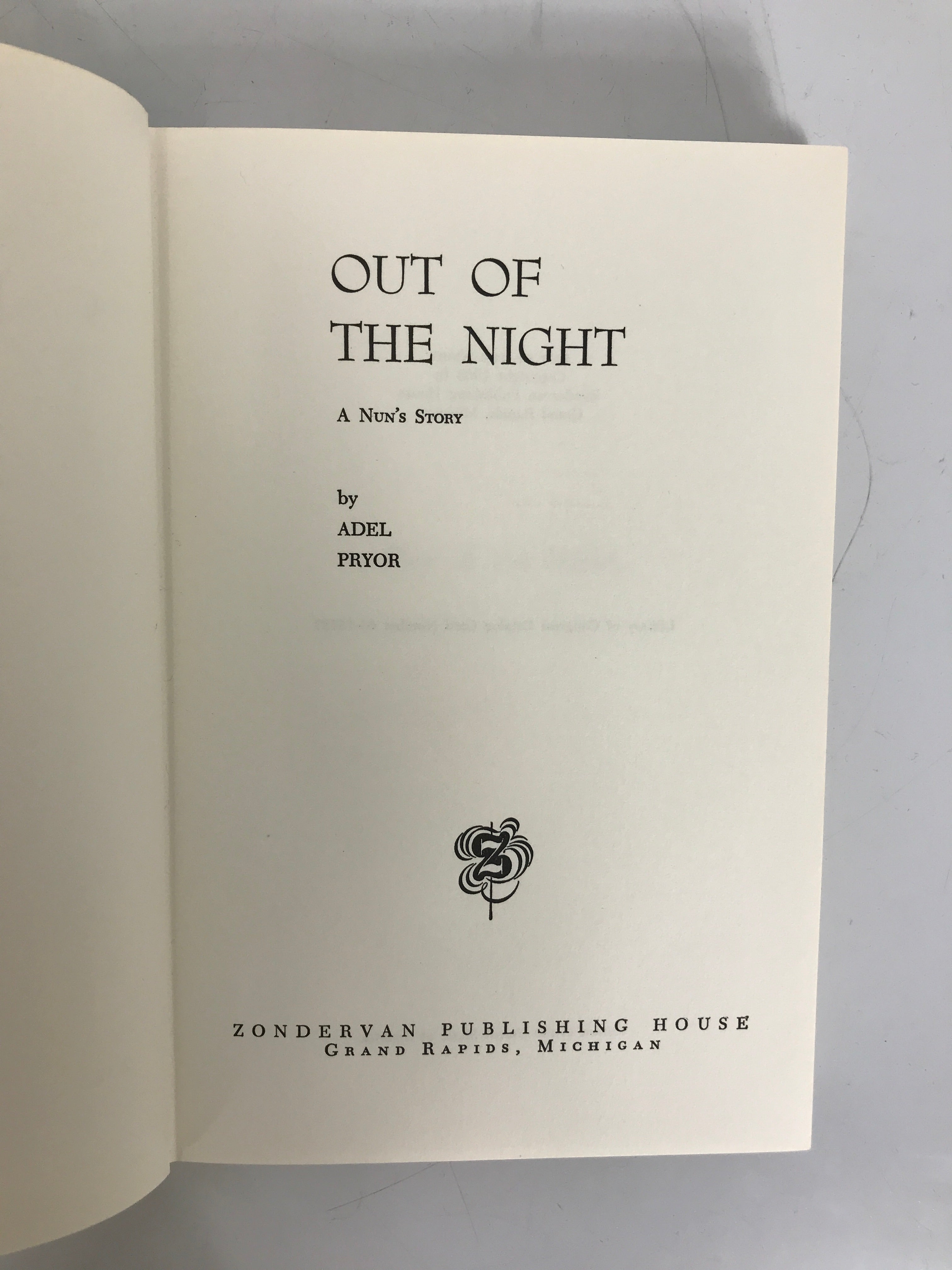 2 Vols Christ Fic: Out of the Night 1963/Hearts in Conflict 1964 by Pryor HC DJ