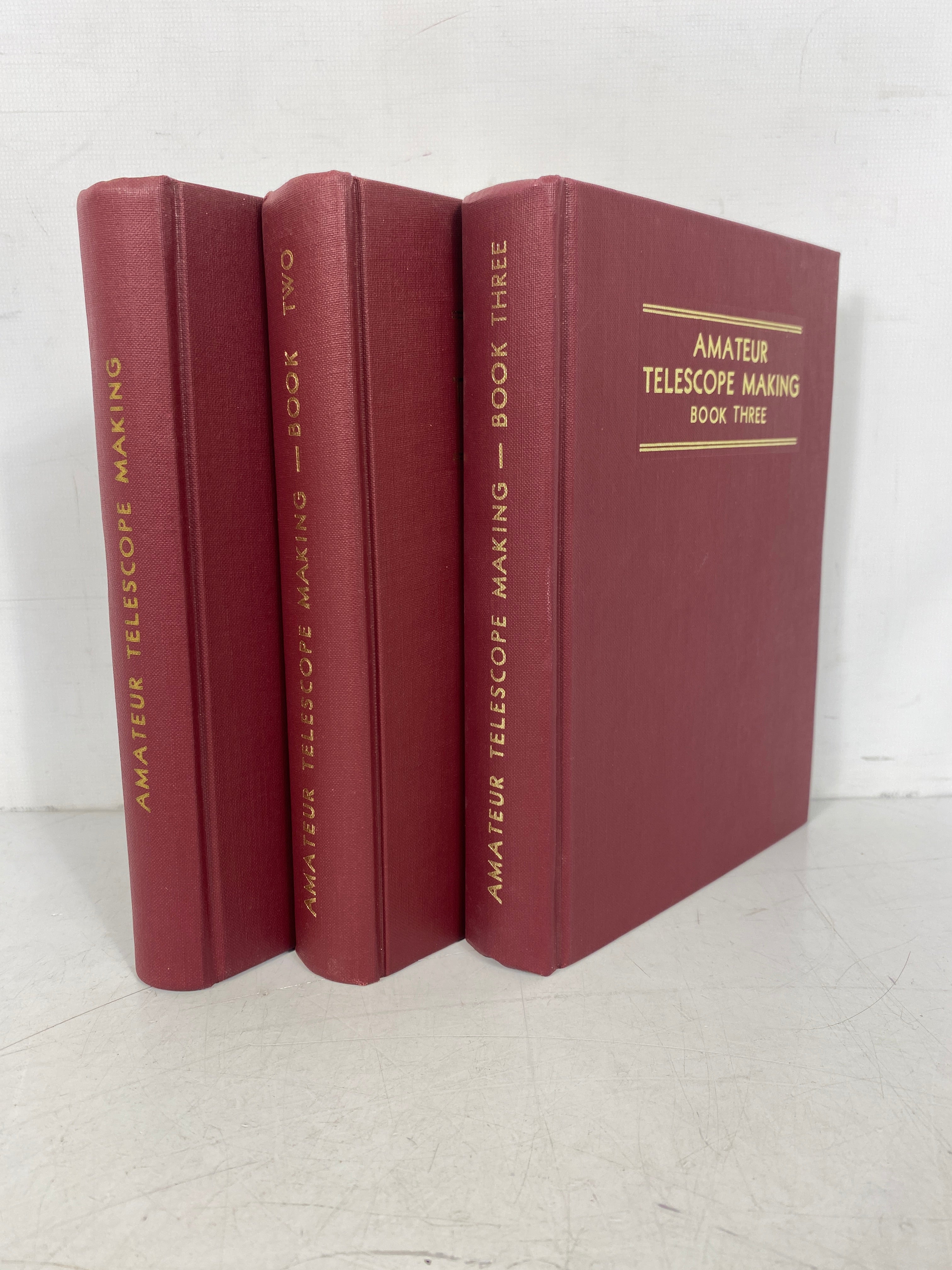 3 Vol Set: Amateur Telescope Making 1978-82 Scientific American Vintage HC