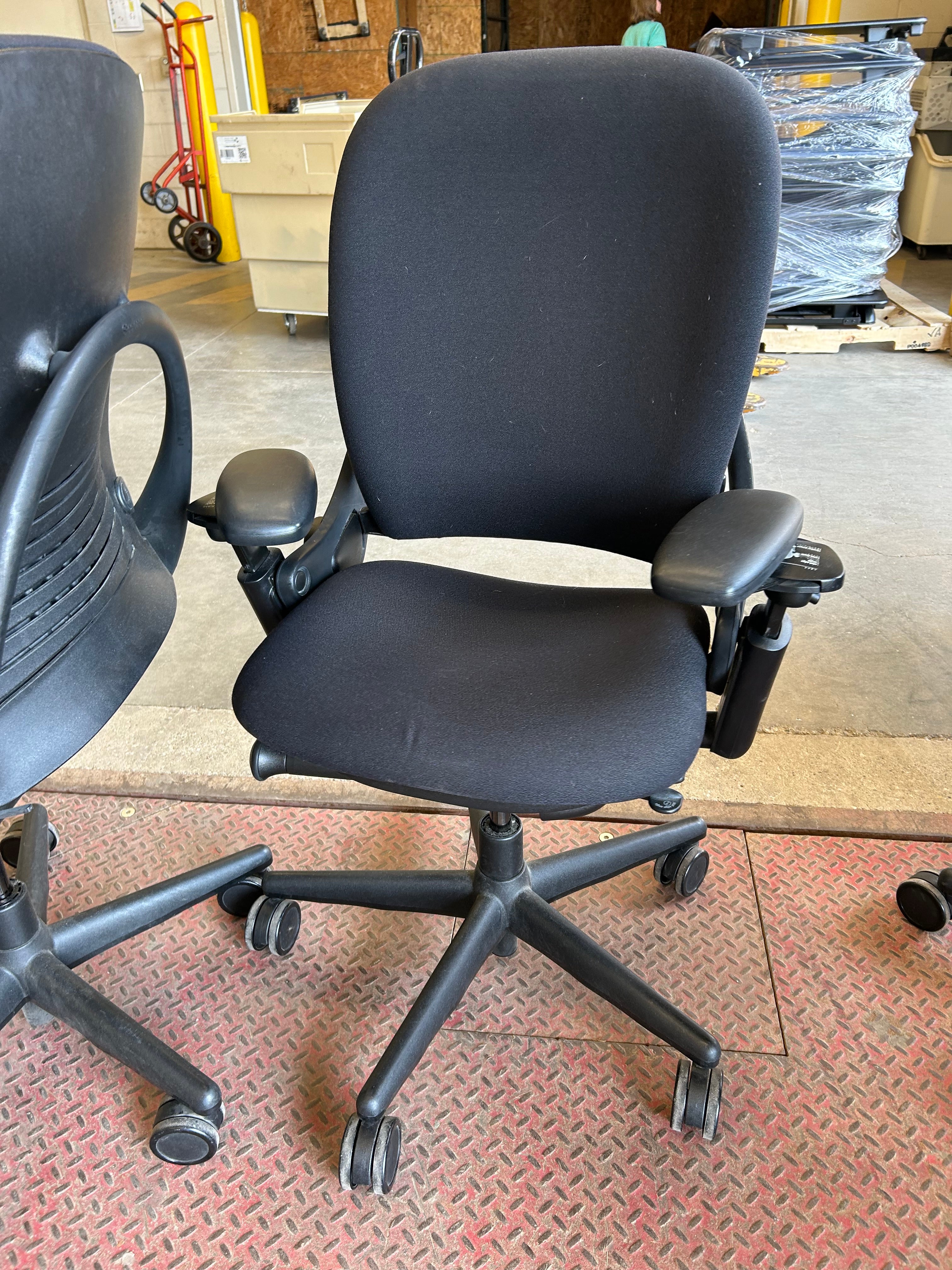 Lot of 6 Steelcase Leap Chairs in Fair Condition